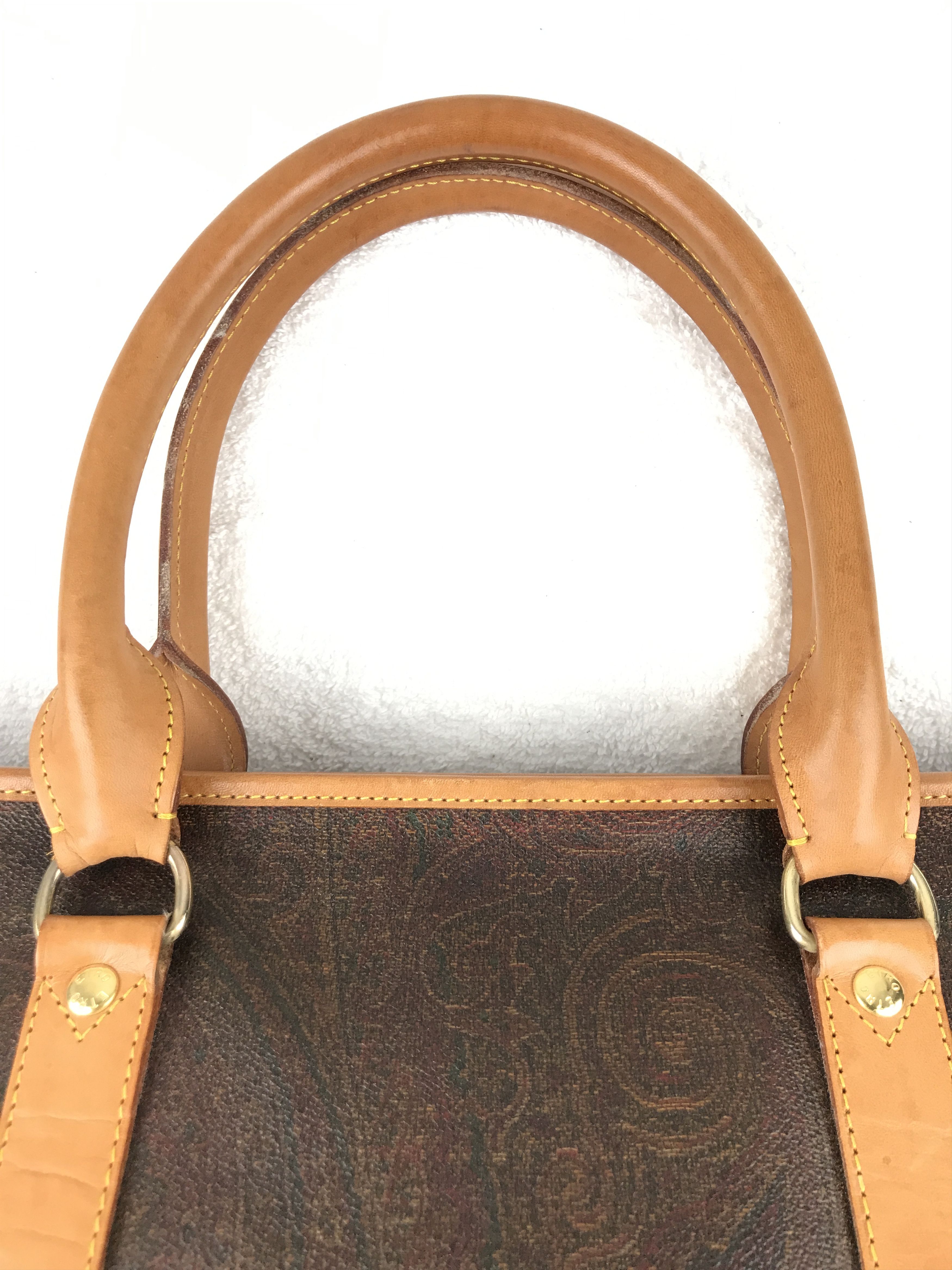 Designer × Etro × Vintage Vintage Etro Milano Paisley Tote Bag Size ONE SIZE - 9 Thumbnail