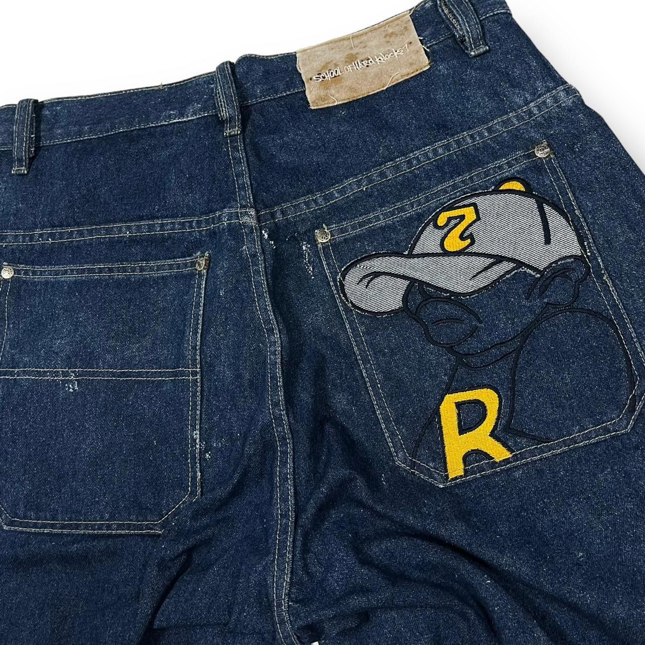 Designer SOHK baggy vintage hip-hop skater raver shorts jorts Size US 33 - 3 Thumbnail
