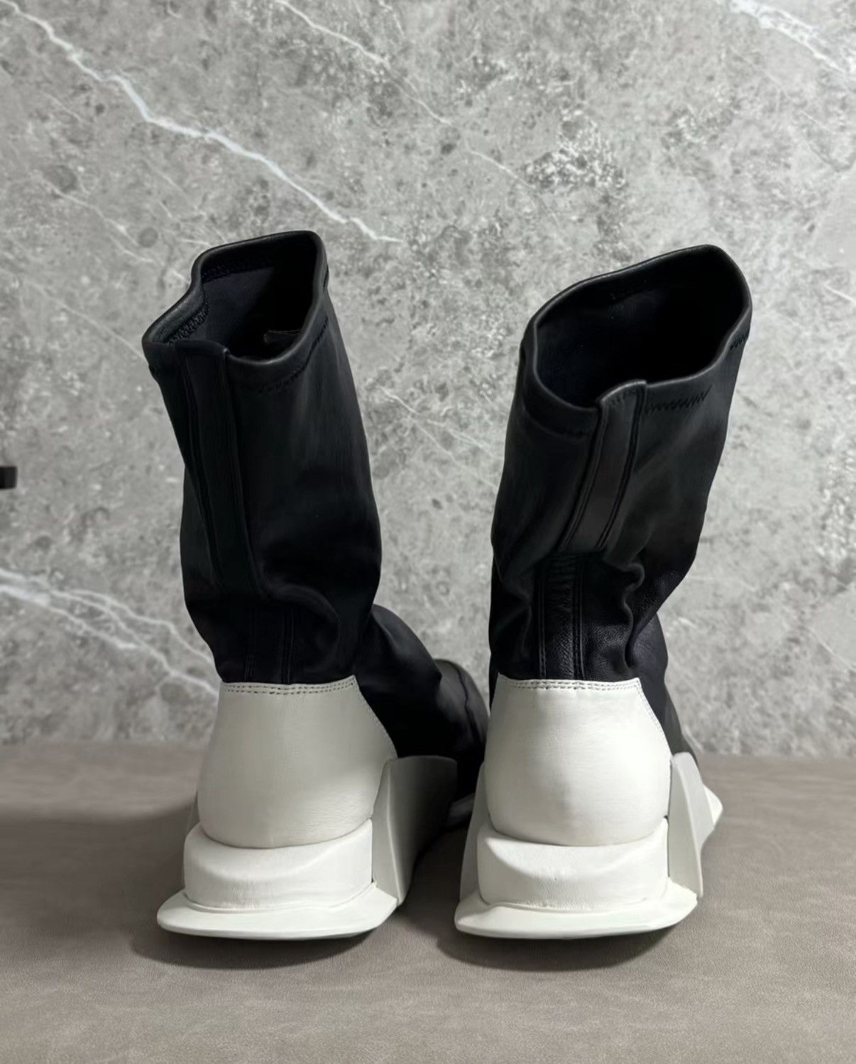 Rick Owens Rick Owens x adidas Collaboration Geobasket Mid-Calf Boots Size US 7 / EU 40 - 3 Thumbnail