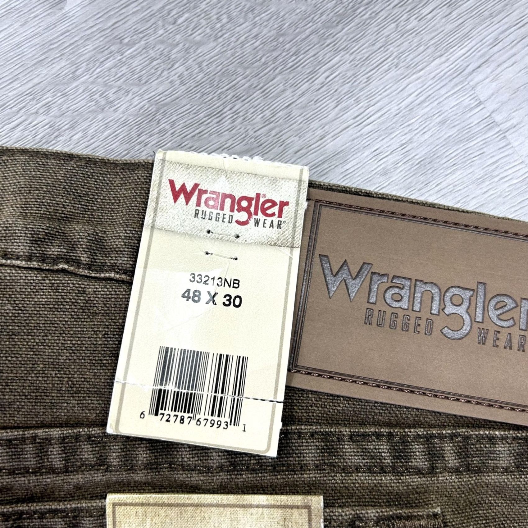 Wrangler WRANGLER Rugged Wear Thermal Lined Relaxed Jeans Mens 48x30 Brown Denim Big & Tall Straight Winter Size US 32 / EU 48 - 5 Thumbnail