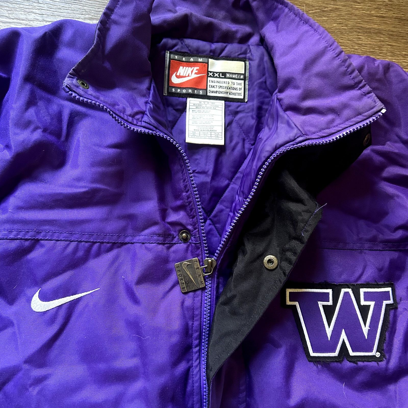 Nike Nike University of Washington Collegiate Winter Jacket Size US XXL / EU 58 / 5 - 2 Thumbnail