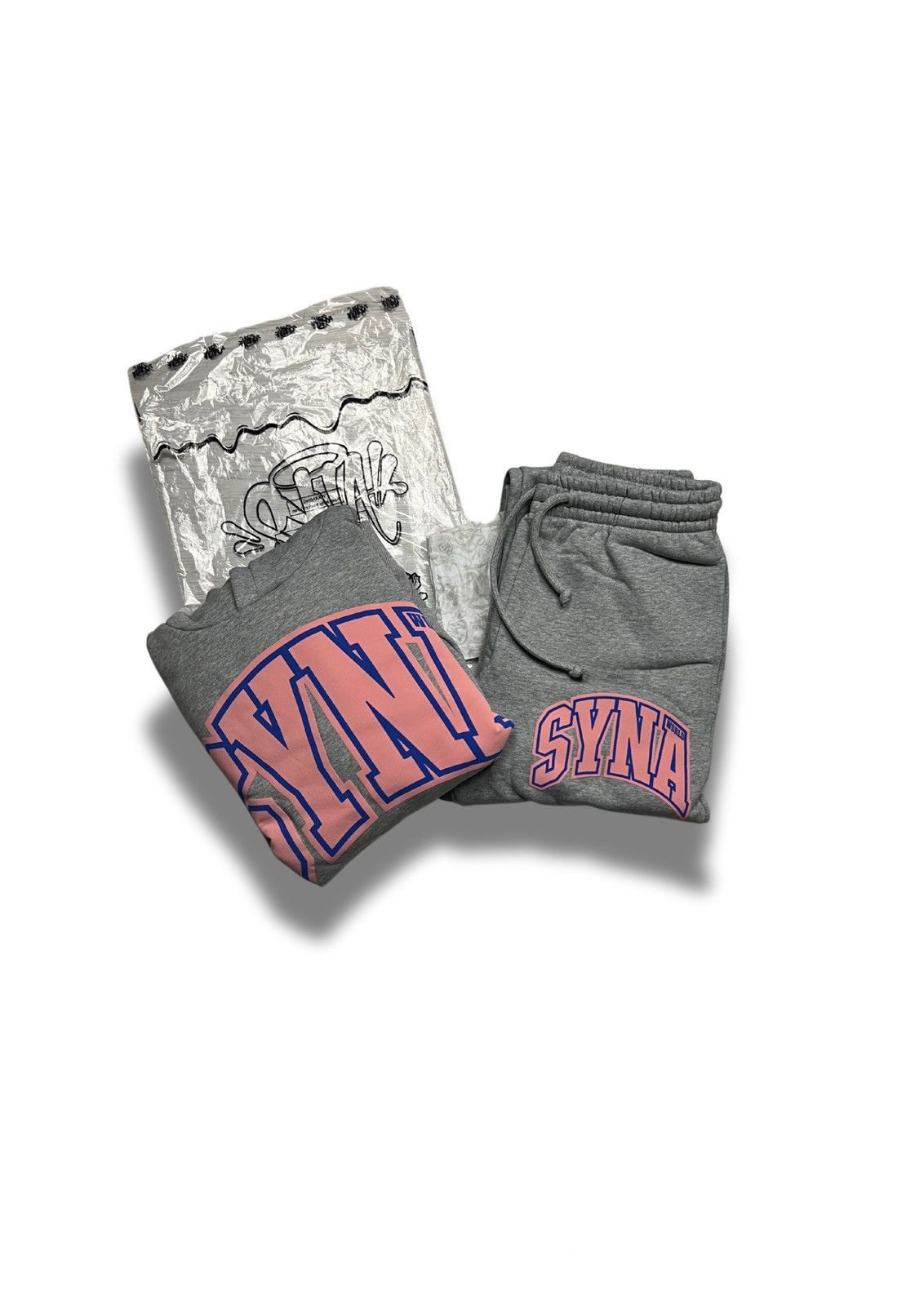 Designer × Streetwear SYNA WORLD / CREST PACK Gray Tracksuit Designer × Streetwear SYNA WORLD / CREST PACK Gray Tracksuit