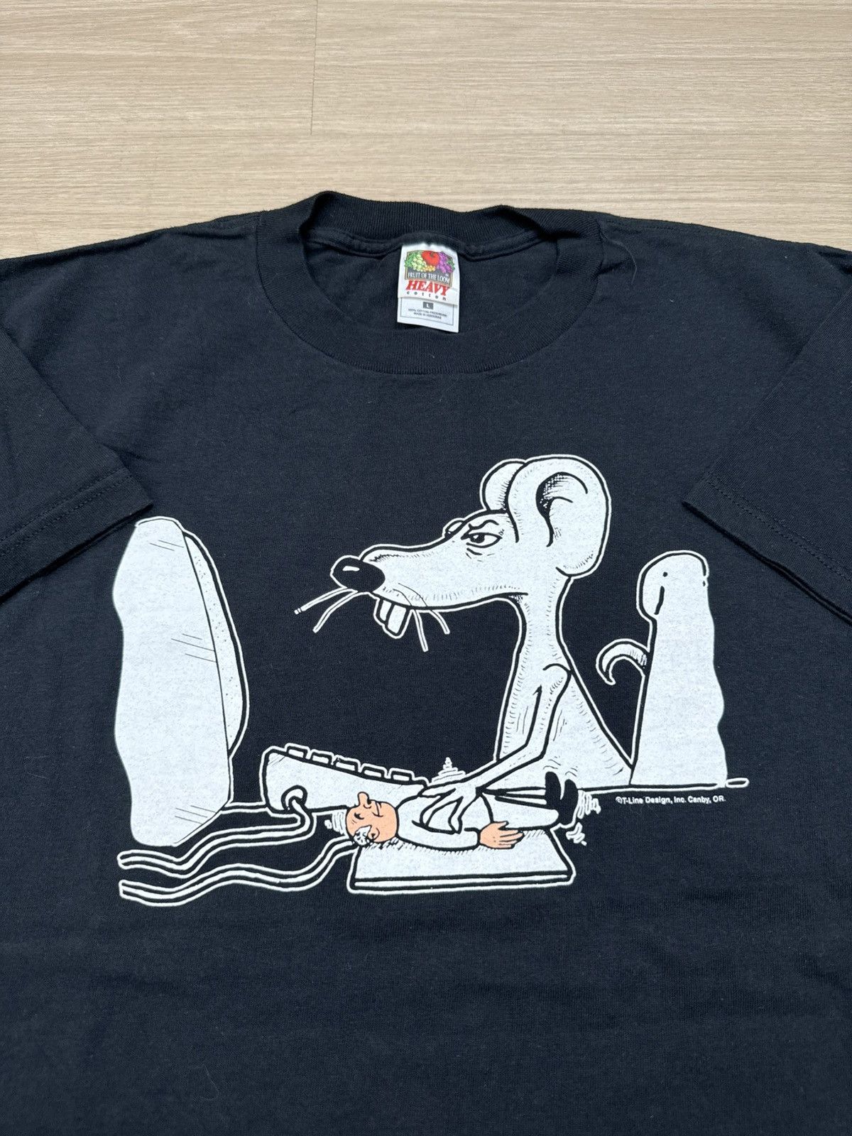 Vintage Vintage Rat T-shirt Size US L / EU 52-54 / 3 - 1 Thumbnail