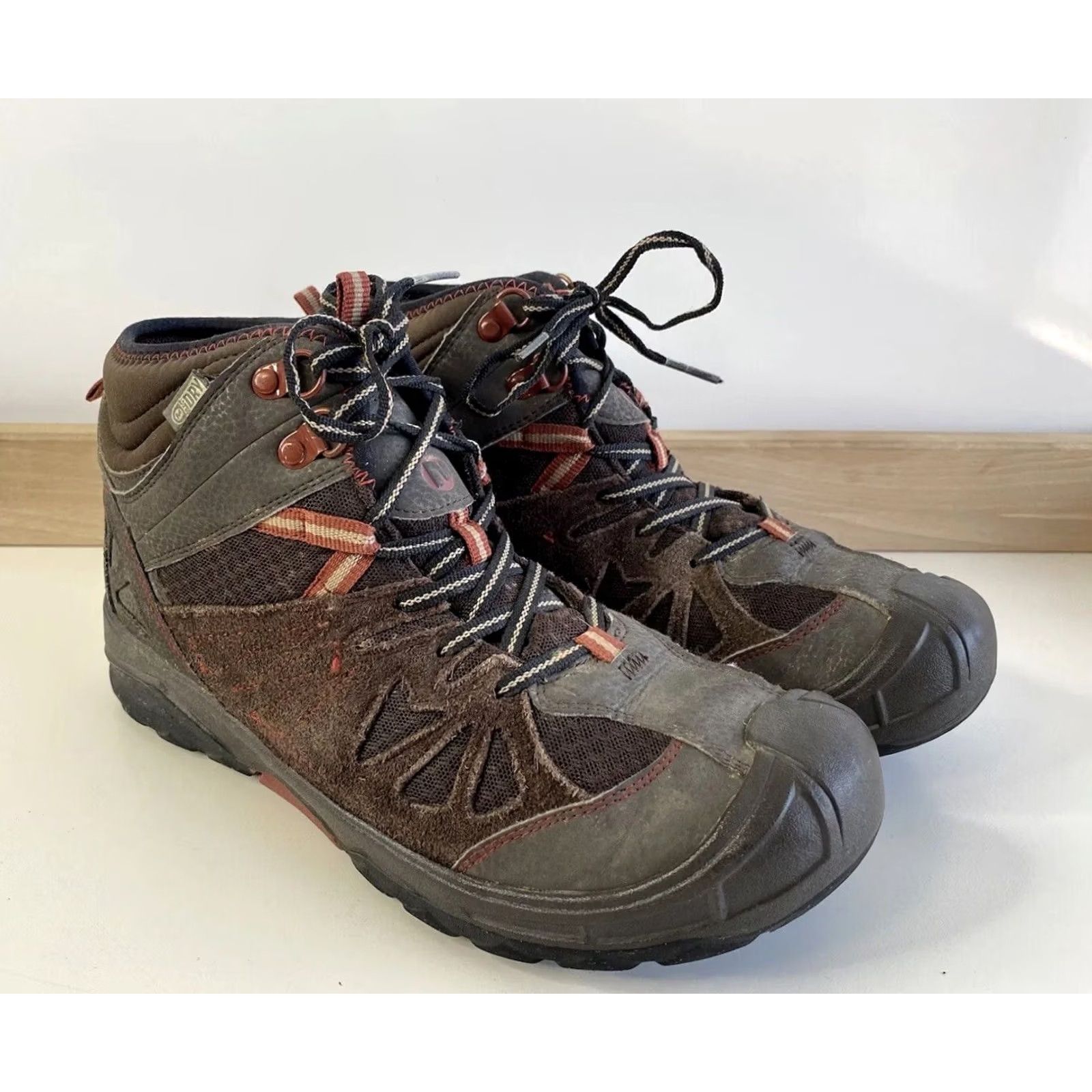 Merrell Merrell Capra Waterproof Hiking Boots Mid Leather Uppers US Womens Size 7 Brown Size US 7 / IT 37 - 2 Thumbnail