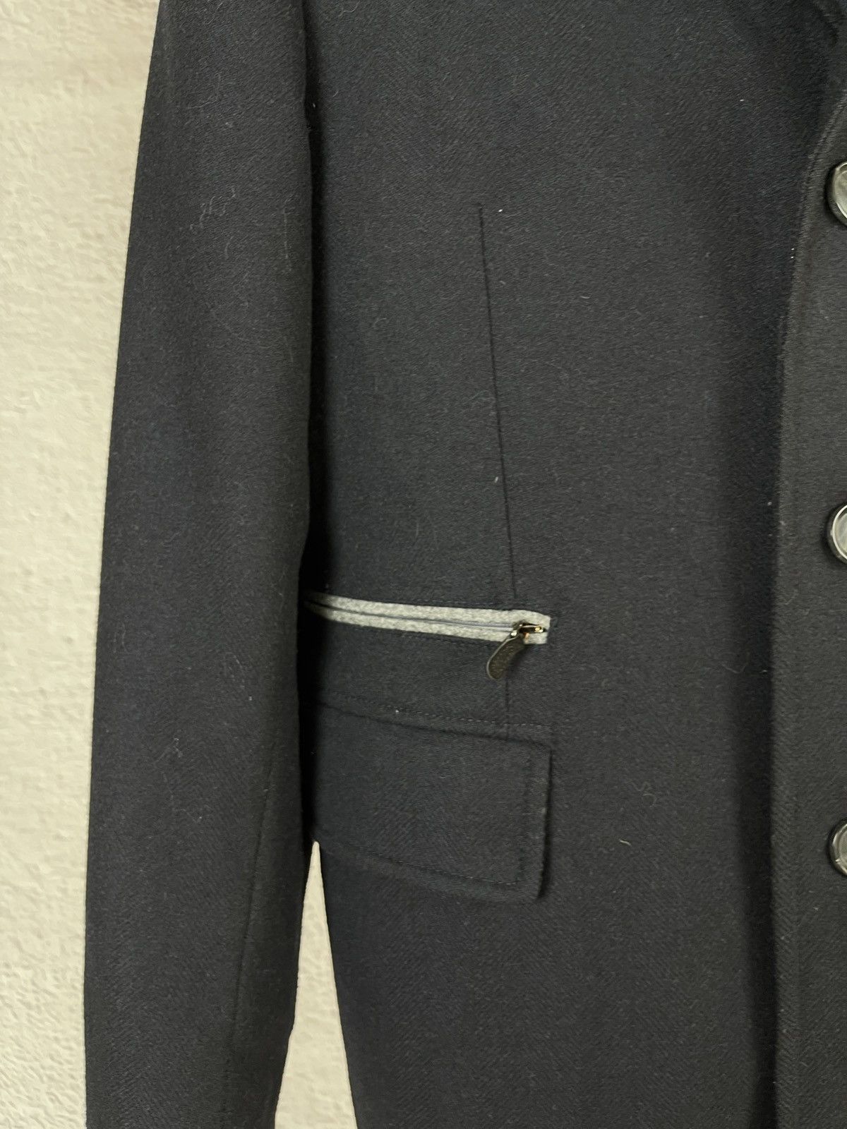 Boggi Boggi Milano navy wool 3 button dress coat Size US M / EU 48-50 / 2 - 8 Thumbnail