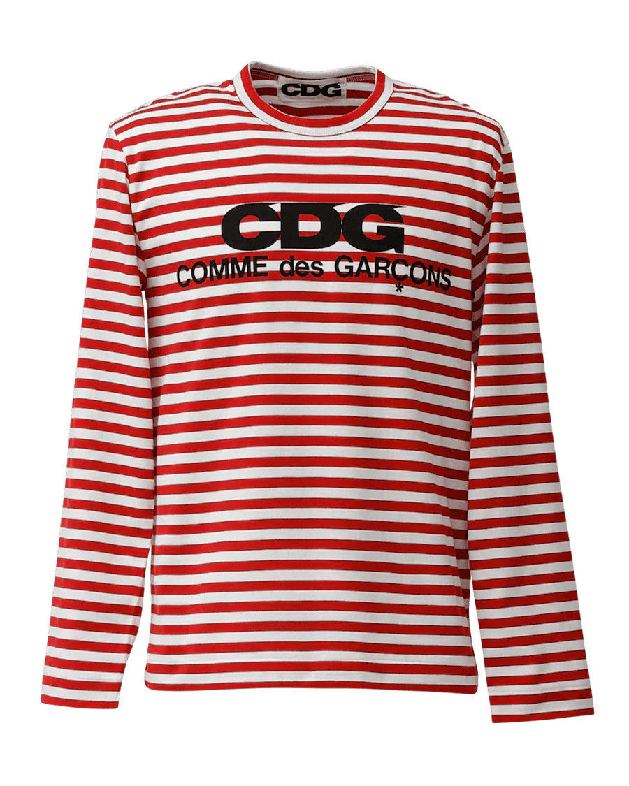 CDG by Comme des Garcons CDG stripe LONG SLEEVE T-SHIRT COMME des GARCONS Size US L / EU 52-54 / 3 - 1 Preview