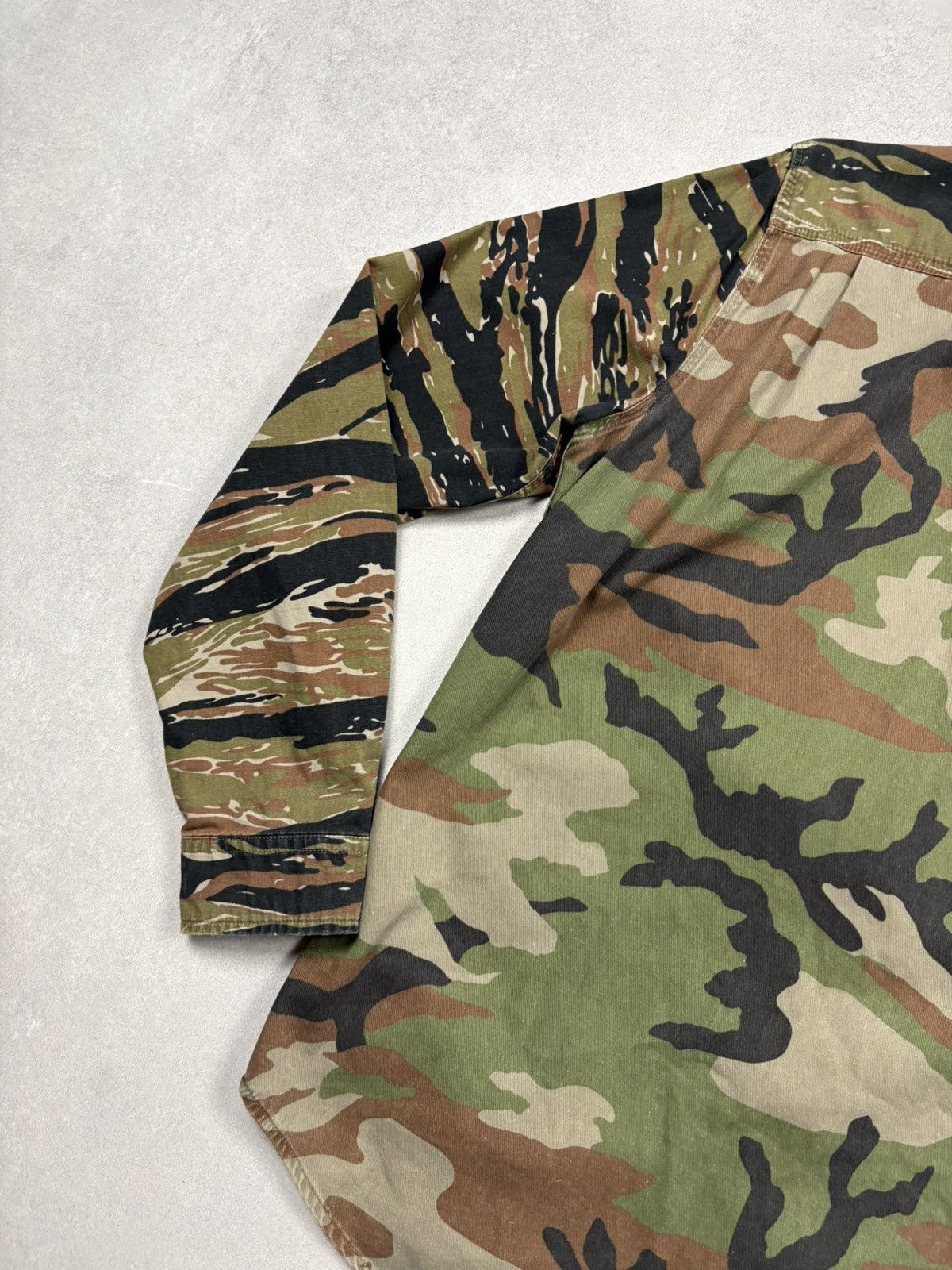 Denim & Supply Ralph Lauren Ralph Lauren Denim & Supply Camo Patchwork Military Shirt Size US M / EU 48-50 / 2 - 21 Thumbnail