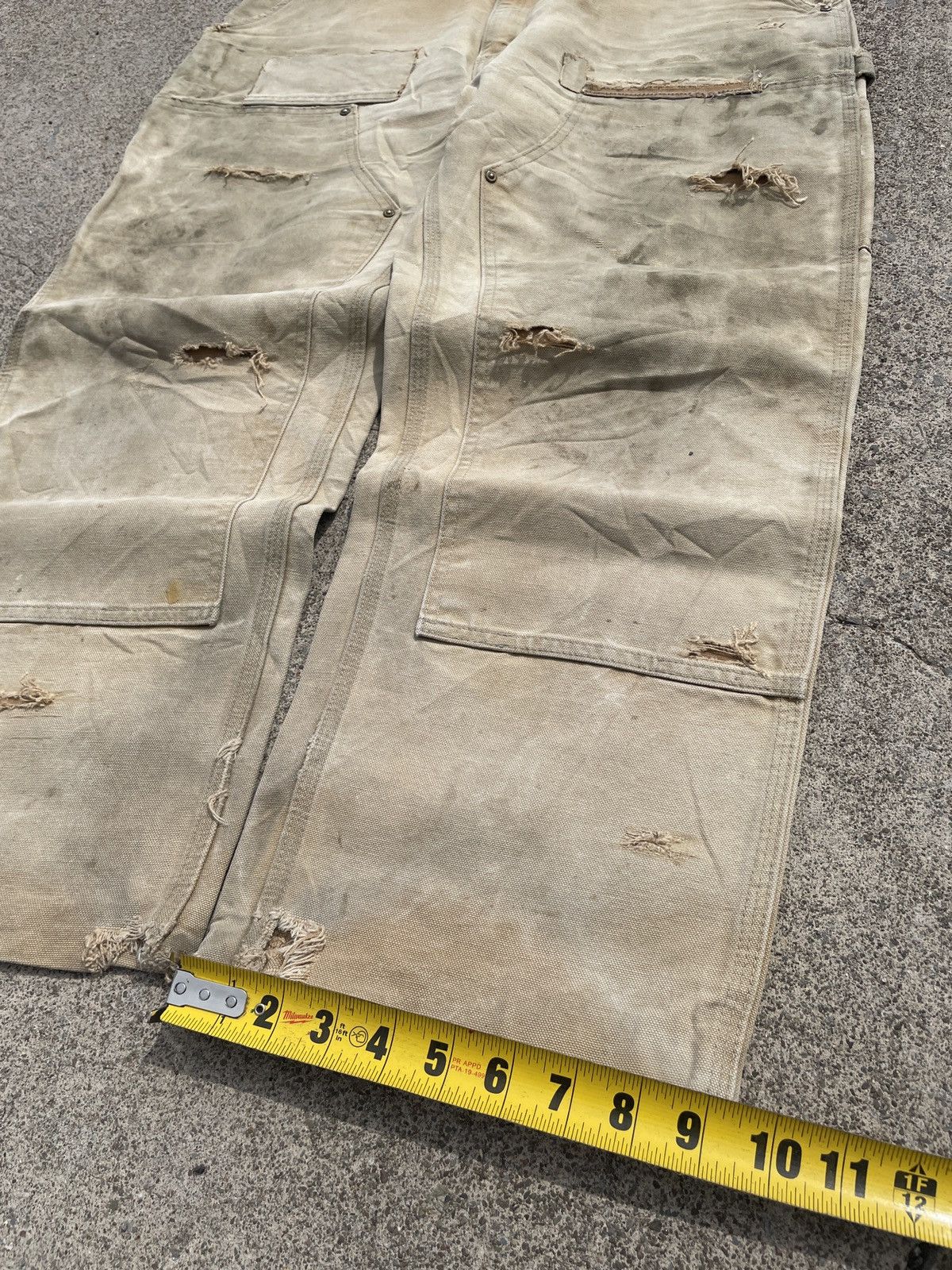 Carhartt Ghost Pocket Faded & Repaired Carhartt Double Knees Size US 38 / EU 54 - 9 Thumbnail