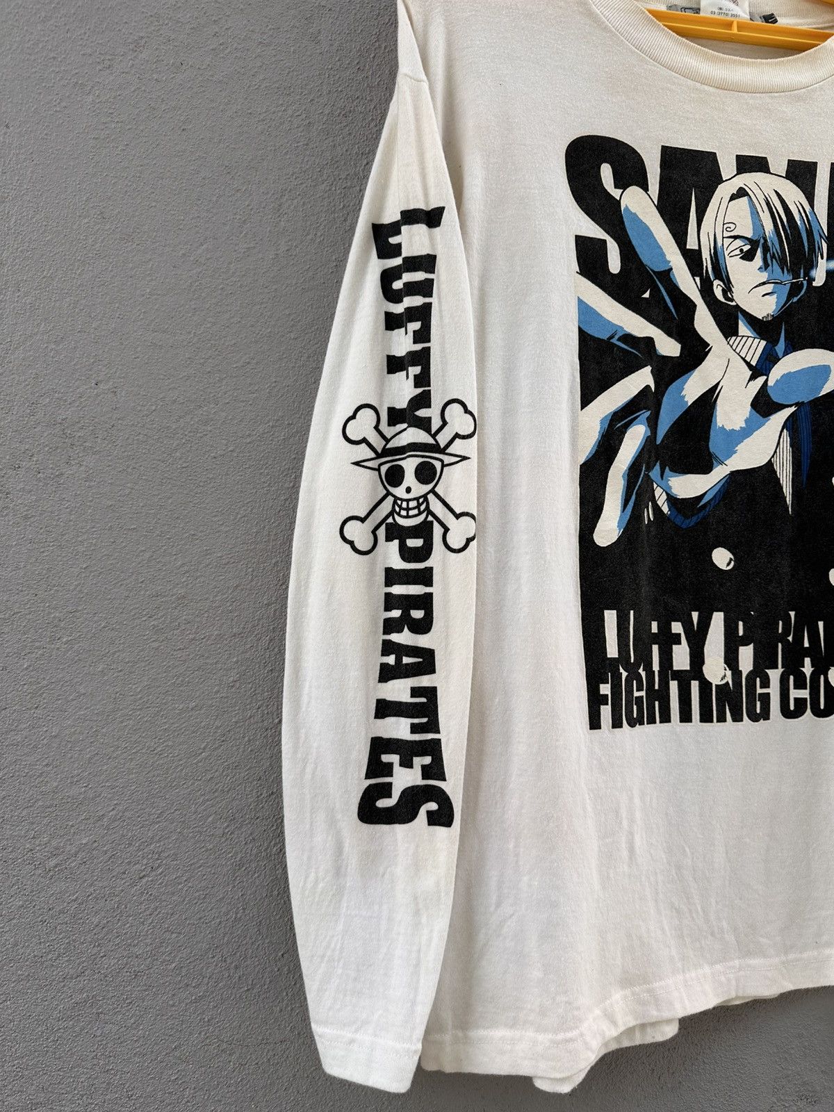 Anime Vintage Cospa Anime One Piece Luffy Long Sleeve Tee Size US M / EU 48-50 / 2 - 3 Thumbnail