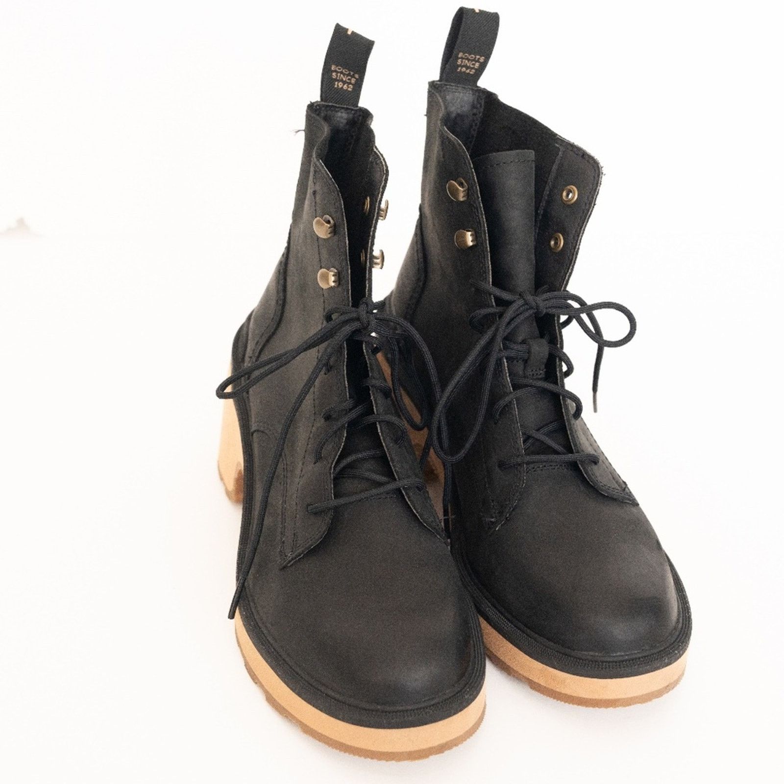 SOREL Sorel. High-Line Heel Lace Boot. Size US 8.5 / IT 38.5 - 4 Thumbnail