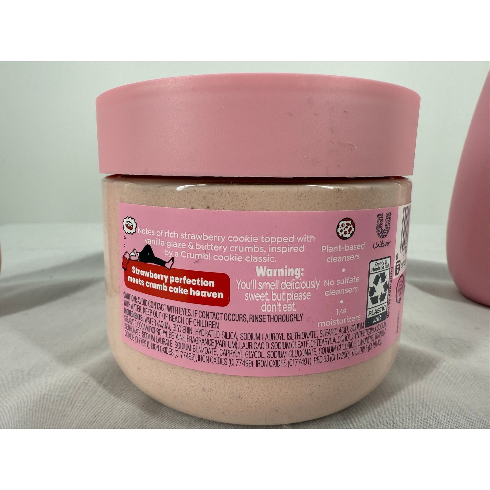 Other NEW-Limited Edition Dove x Crumbl Strawberry Crumb Cake Pack Size ONE SIZE - 3 Thumbnail