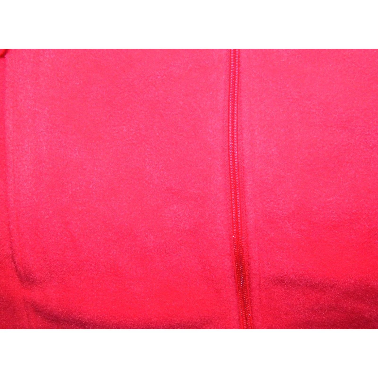 Pinko Columbia Read Fleece Vest Women's Medium Pink Sleeveless Full Zip Mid-Length Solid Logo Embroidered Size M / US 6-8 / IT 42-44 - 3 Thumbnail