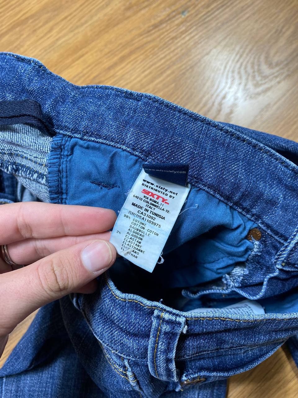 Japanese Brand Crazy Crash Dirty Baggy Faded Jean Japan Avant Garde Style Size US 28 / EU 44 - 5 Thumbnail