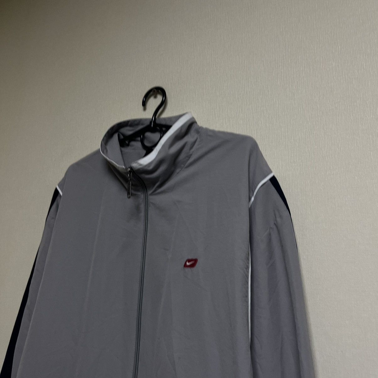 Nike Vintage Nike Track Jacket 00s Swoosh Y2K Striped Size US XL / EU 56 / 4 - 2 Thumbnail