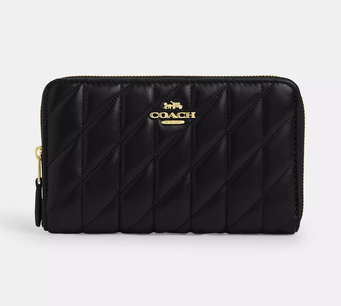 Coach Medium Id Zip Wallet With Quilting CZ339 Size ONE SIZE - 6 Thumbnail