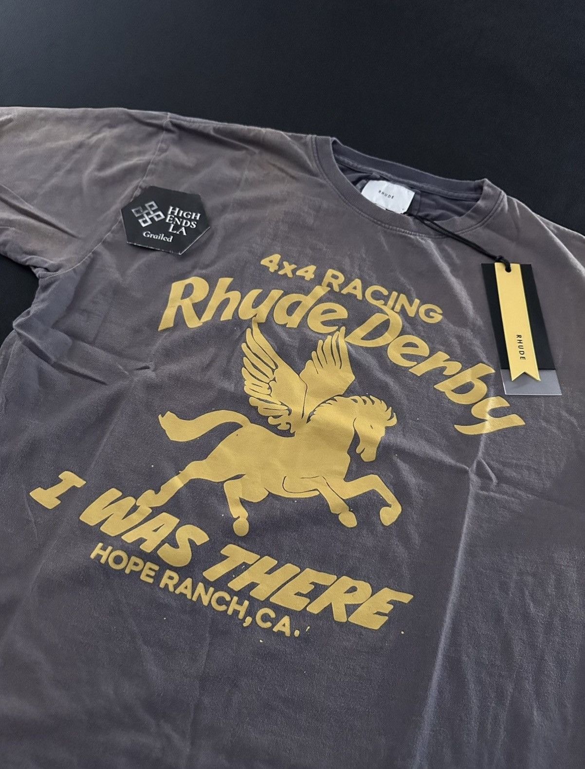 Rhude Rhude Derby Racing Tee Size US S / EU 44-46 / 1 - 2 Thumbnail