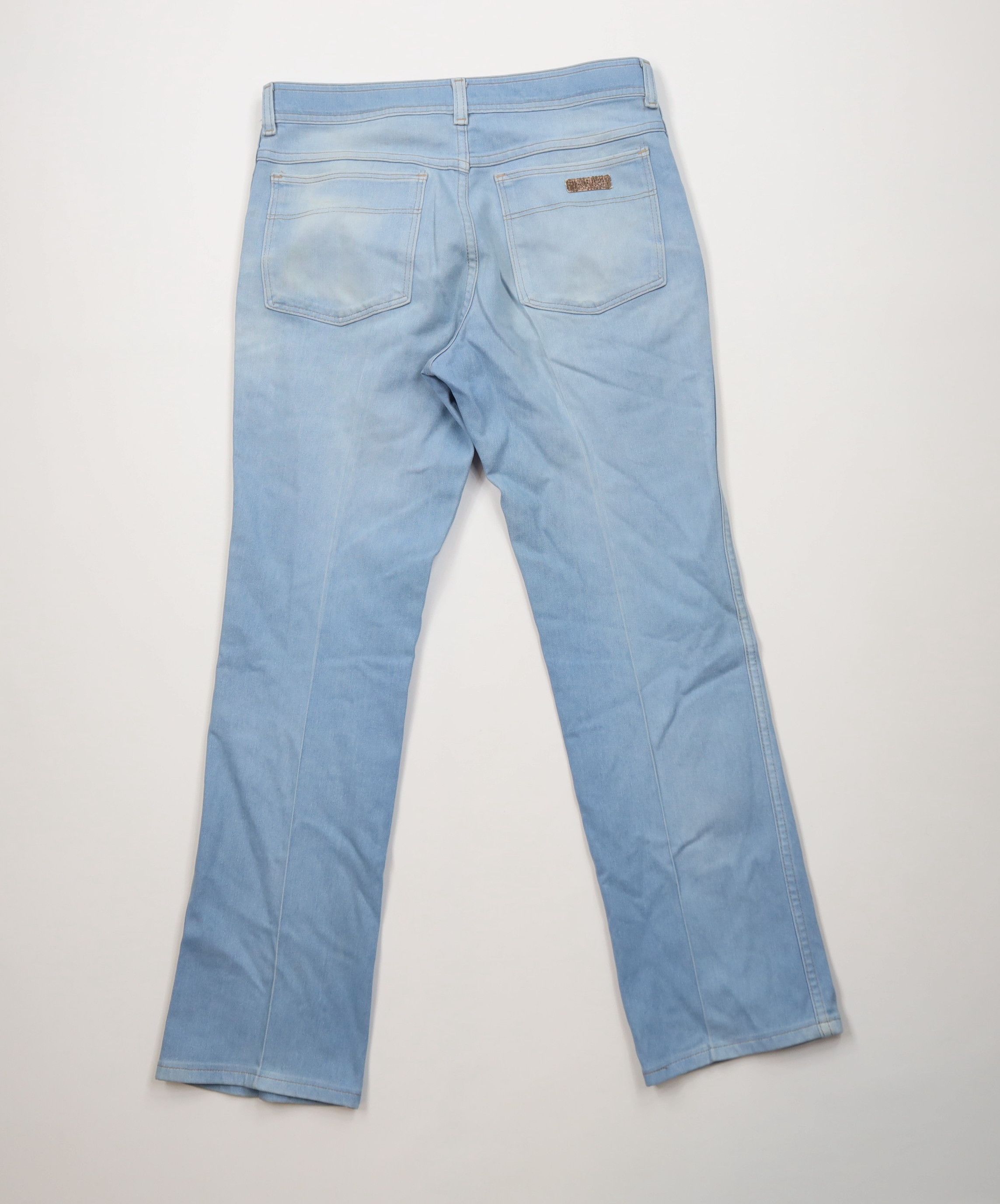 Vintage Vintage 70s Streetwear Flared Bootcut Denim Jeans Blue USA Size US 30 / EU 46 - 10 Thumbnail