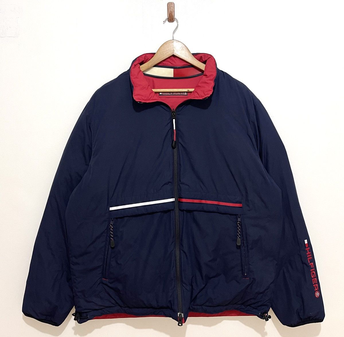 Tommy Hilfiger × Vintage Tommy Hilfiger Reversible Puffer Jacket Size US L / EU 52-54 / 3 - 1 Thumbnail