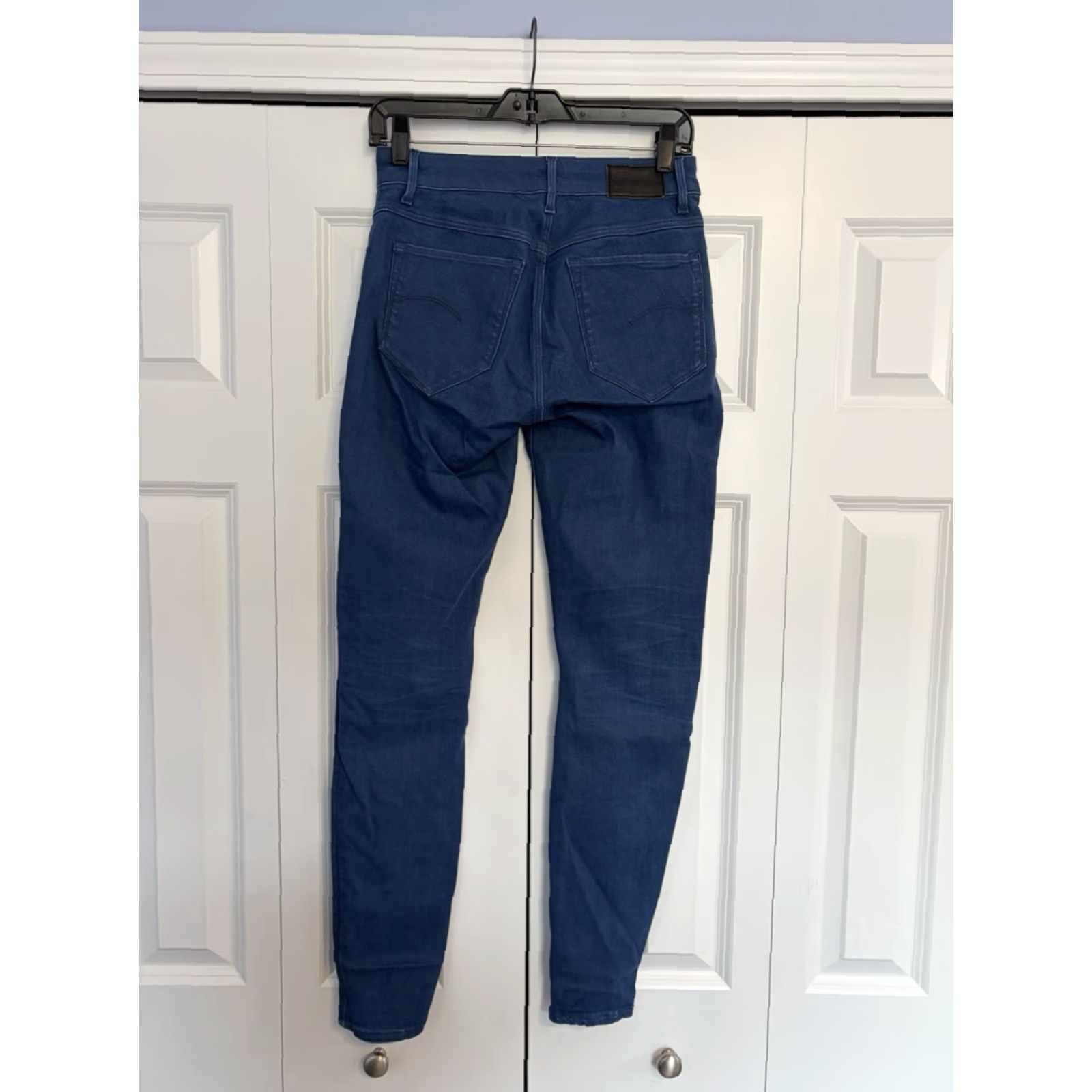 Vintage G-Star RAW Shape Jeans Womens Blue High Super Skinny Stretch Denim sz 28x32 Size 28" / US 6 / IT 42 - 2 Thumbnail