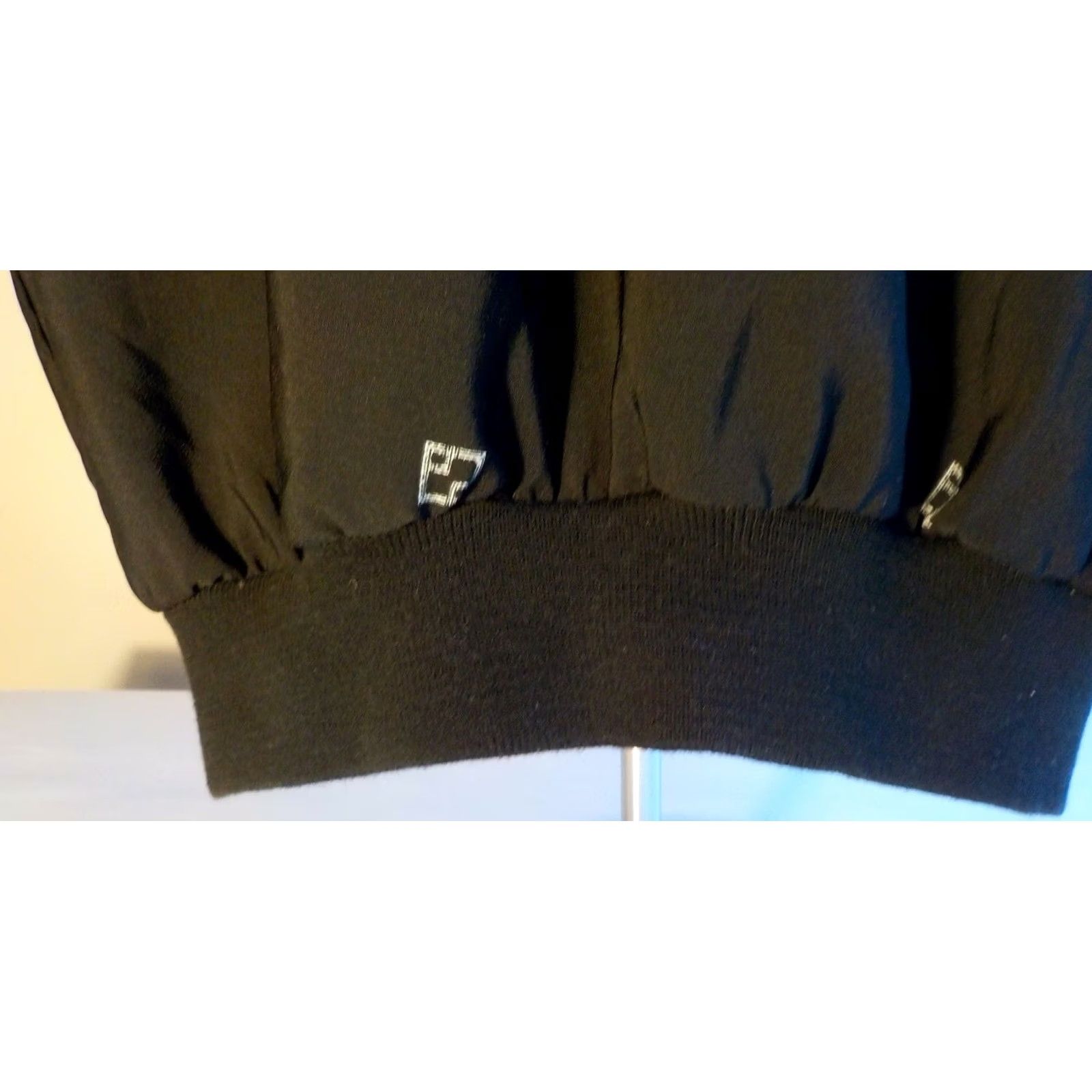 Vintage VINTAGE Alan Stuart Shirt Black and White 70s 80s Elastic Hem Casual Button-Up Short Sleeve L Mens Size US L / EU 52-54 / 3 - 4 Thumbnail