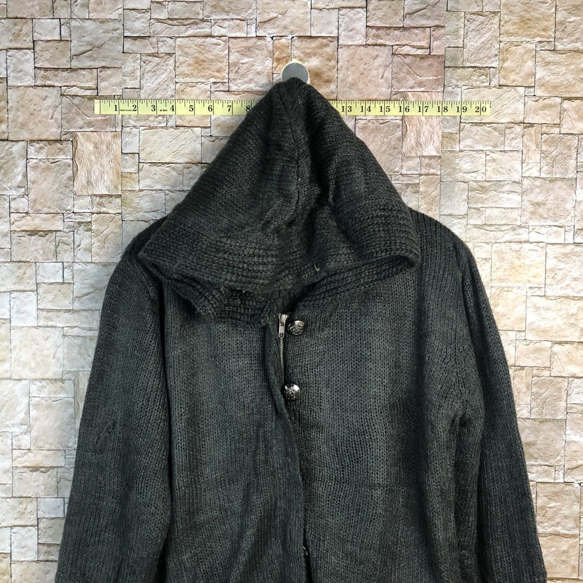 Vintage Grail Black Hoodie Knitwear #A890 Size US L / EU 52-54 / 3 - 2 Thumbnail