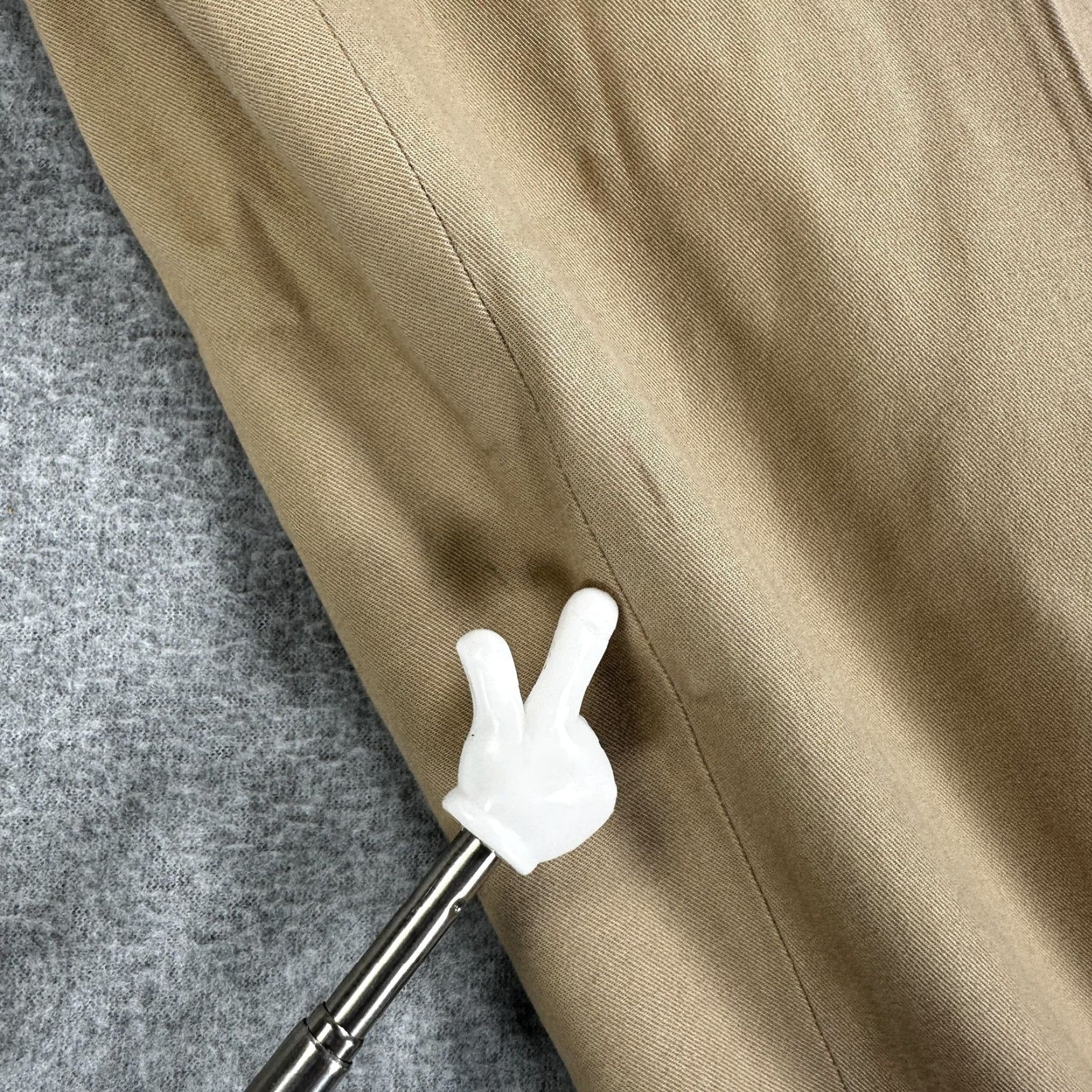 Ermenegildo Zegna VINTAGE Ermenegildo Zegna Pants Mens 38x30 Beige Cloud Cotton Chino Straight Regular Fit Size US 38 / EU 54 - 6 Thumbnail