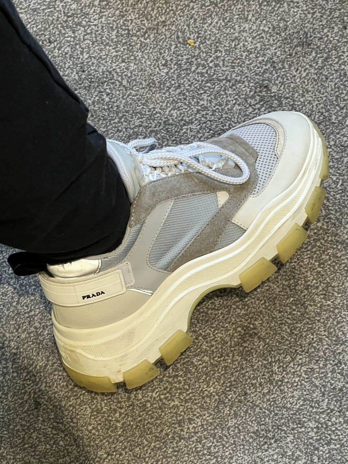 Prada Ultra Rare ‘Centaurus’ Pegasus Chunky Sole Sneakers Size US 11 / EU 44 - 4 Thumbnail