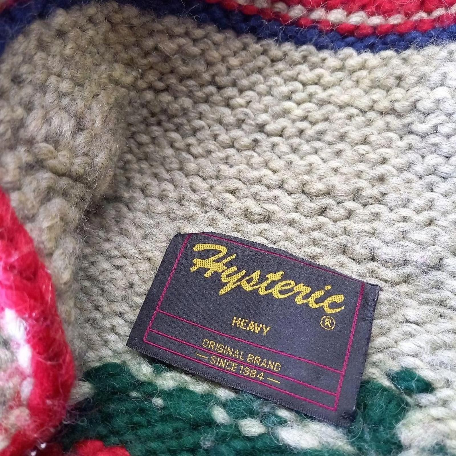 Hysteric Glamour Hysteric Glamour - Knitted Wool Cable Cardigan with Embroide Size US M / EU 48-50 / 2 - 8 Thumbnail