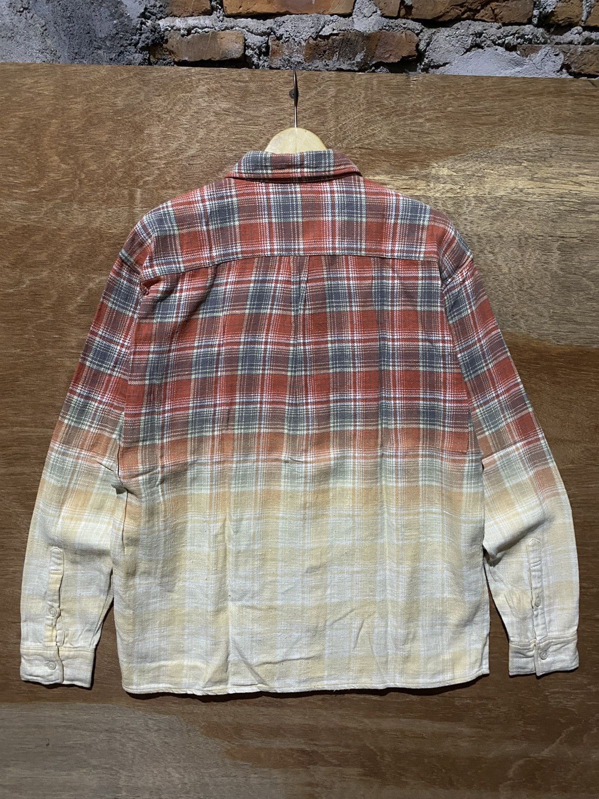 Japanese Brand Glamb japanese gradient plaid flannelshirt Size US M / EU 48-50 / 2 - 4 Thumbnail