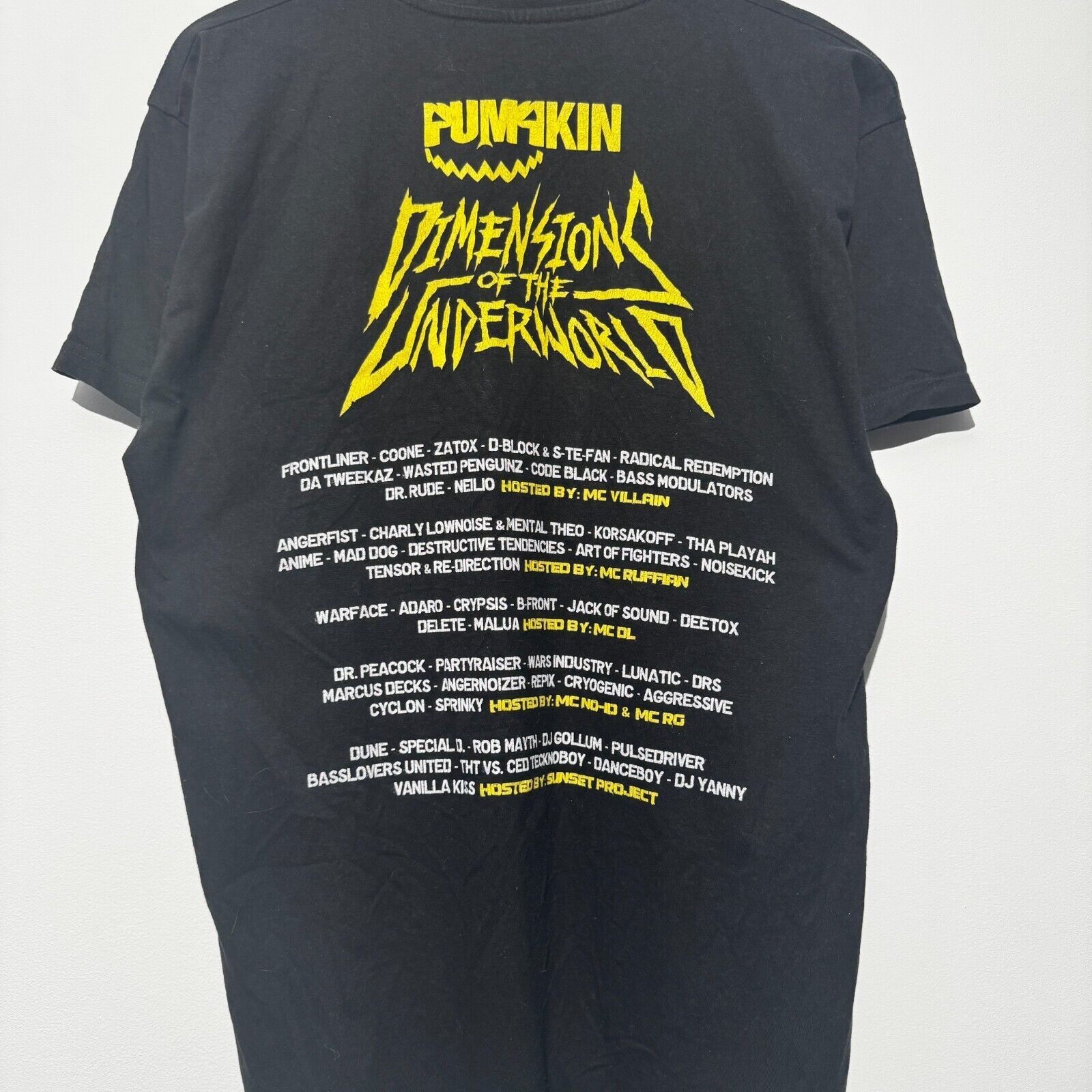 Vintage Vintage Unisex Black Cotton T-Shirt Size M Underworld Y2K Size US M / EU 48-50 / 2 - 9 Thumbnail