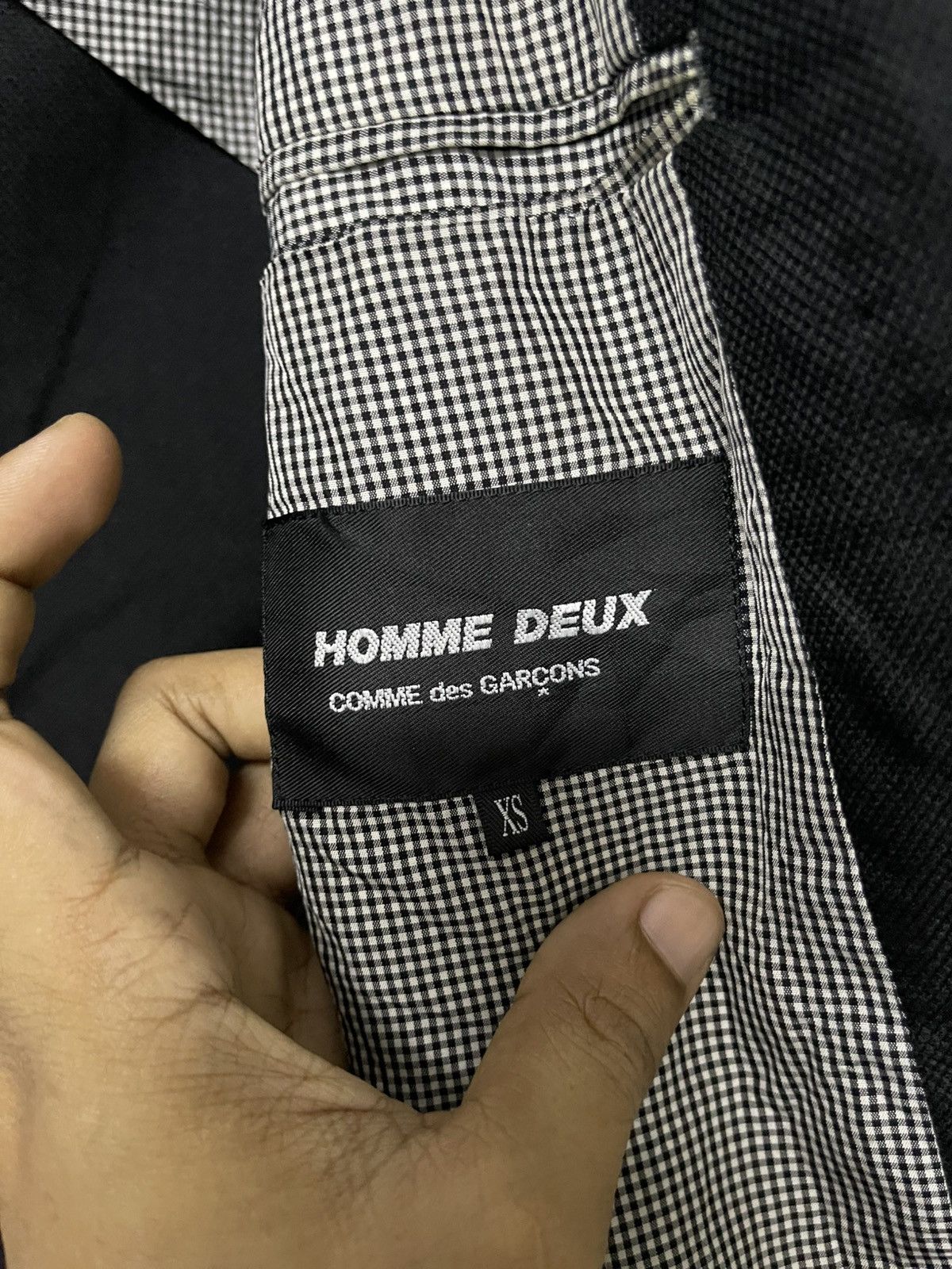 Comme des Garcons Homme Deux AD 2012 COMME DES GARCONS HOME DEUX WOOL BLAZZER Size US XS / EU 42 / 0 - 14 Thumbnail