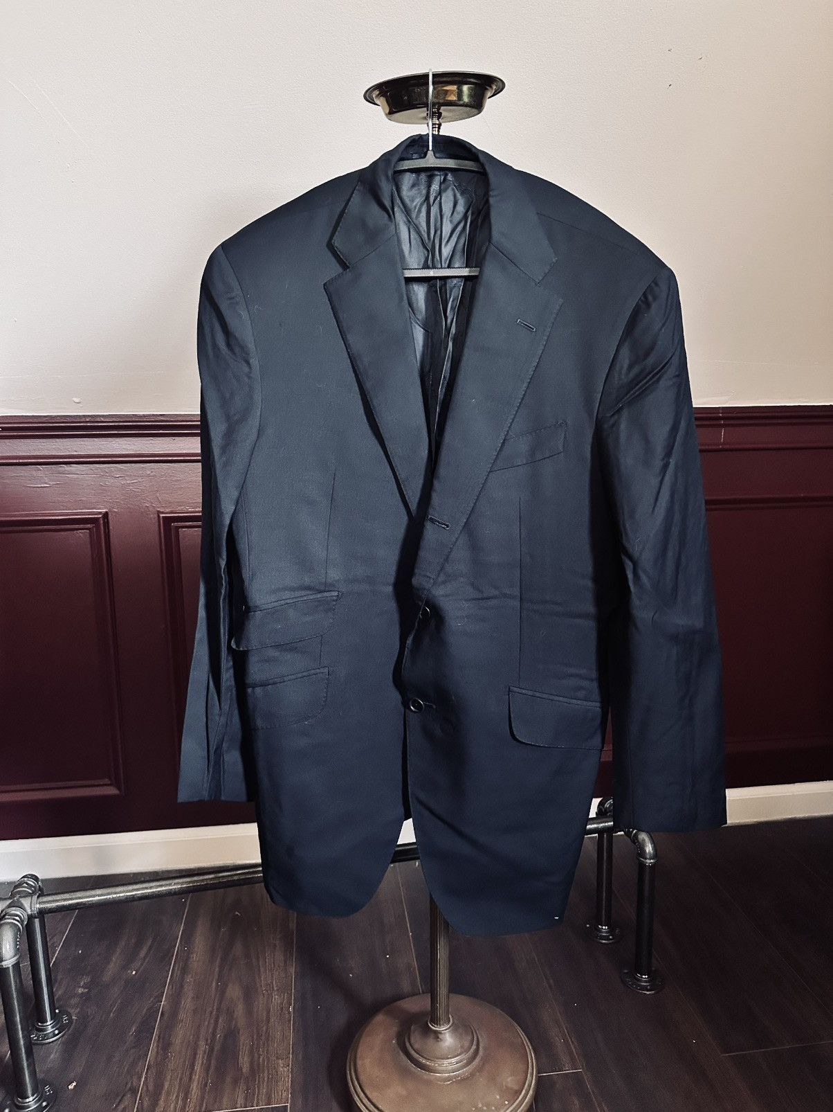Other Superfine 130s Loro Piana wool three button jacket Size 40R - 1 Thumbnail