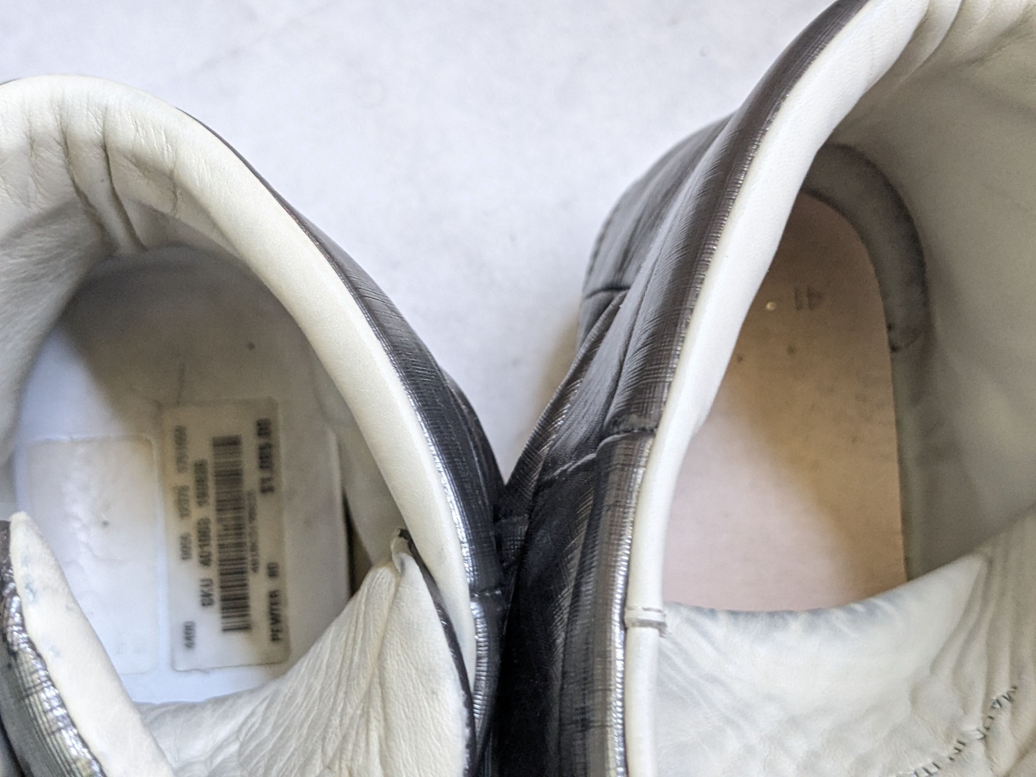 Maison Margiela Maison Margiela Future Silver 8 41 High Tops Leather Size US 8 / EU 41 - 8 Thumbnail