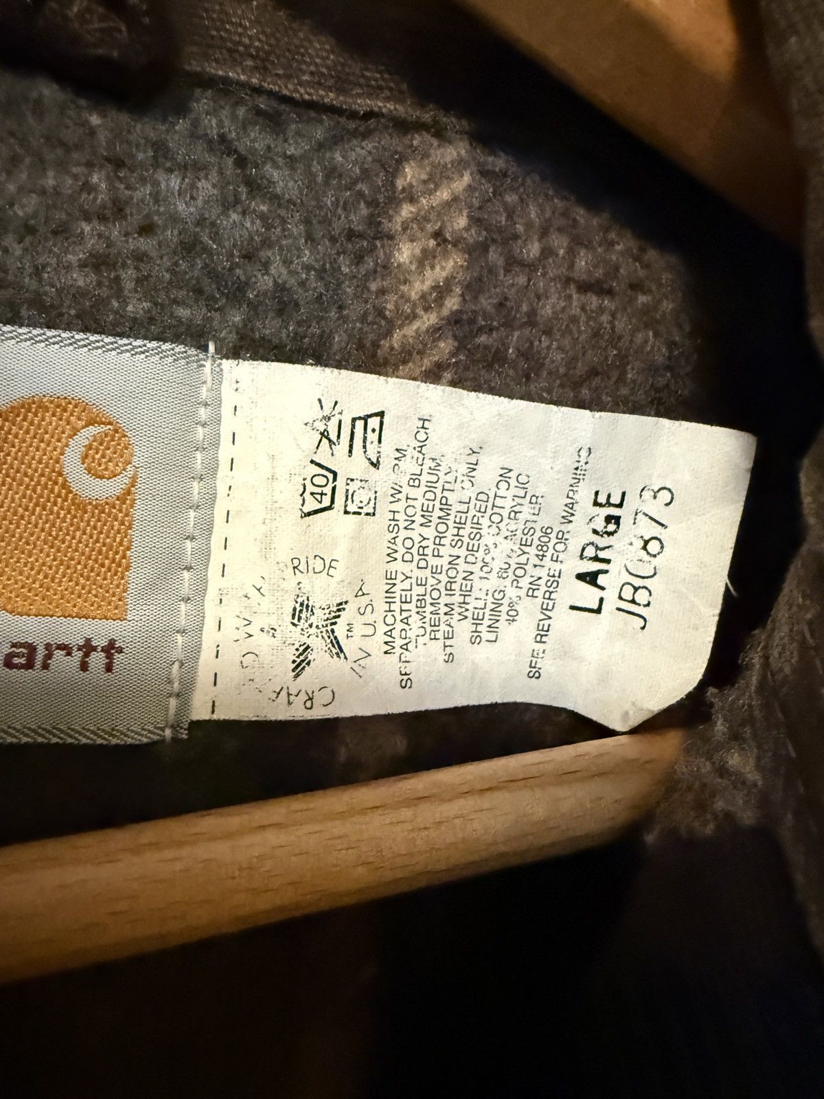 Carhartt Carhartt JB0873 Mocha Size US L / EU 52-54 / 3 - 4 Thumbnail