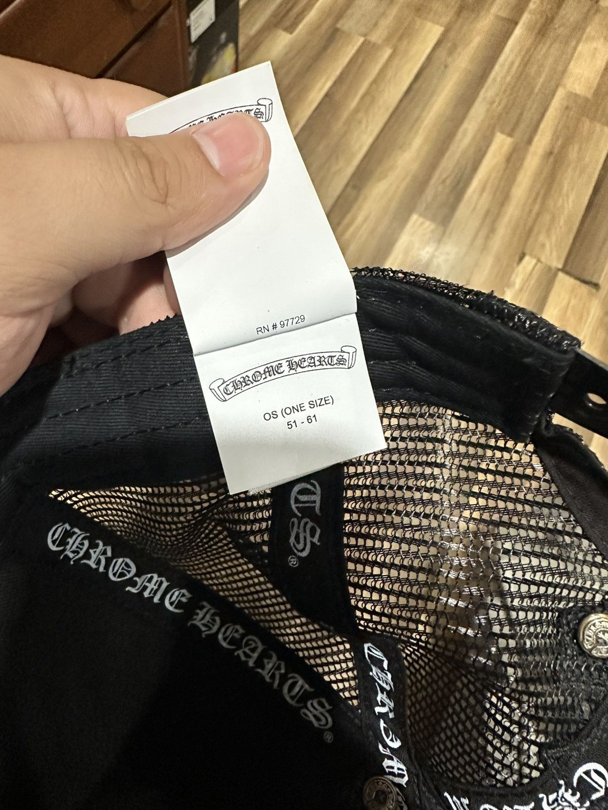 Chrome Hearts Chrome Hearts All Leather Trucker Hat with Cross Patches Size ONE SIZE - 6 Thumbnail