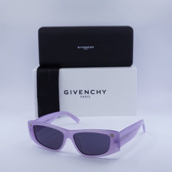 Givenchy 🕶️ New Givenchy GV40048F 78A Sunglasses - Shiny Lilac Frame Size ONE SIZE - 1 Thumbnail