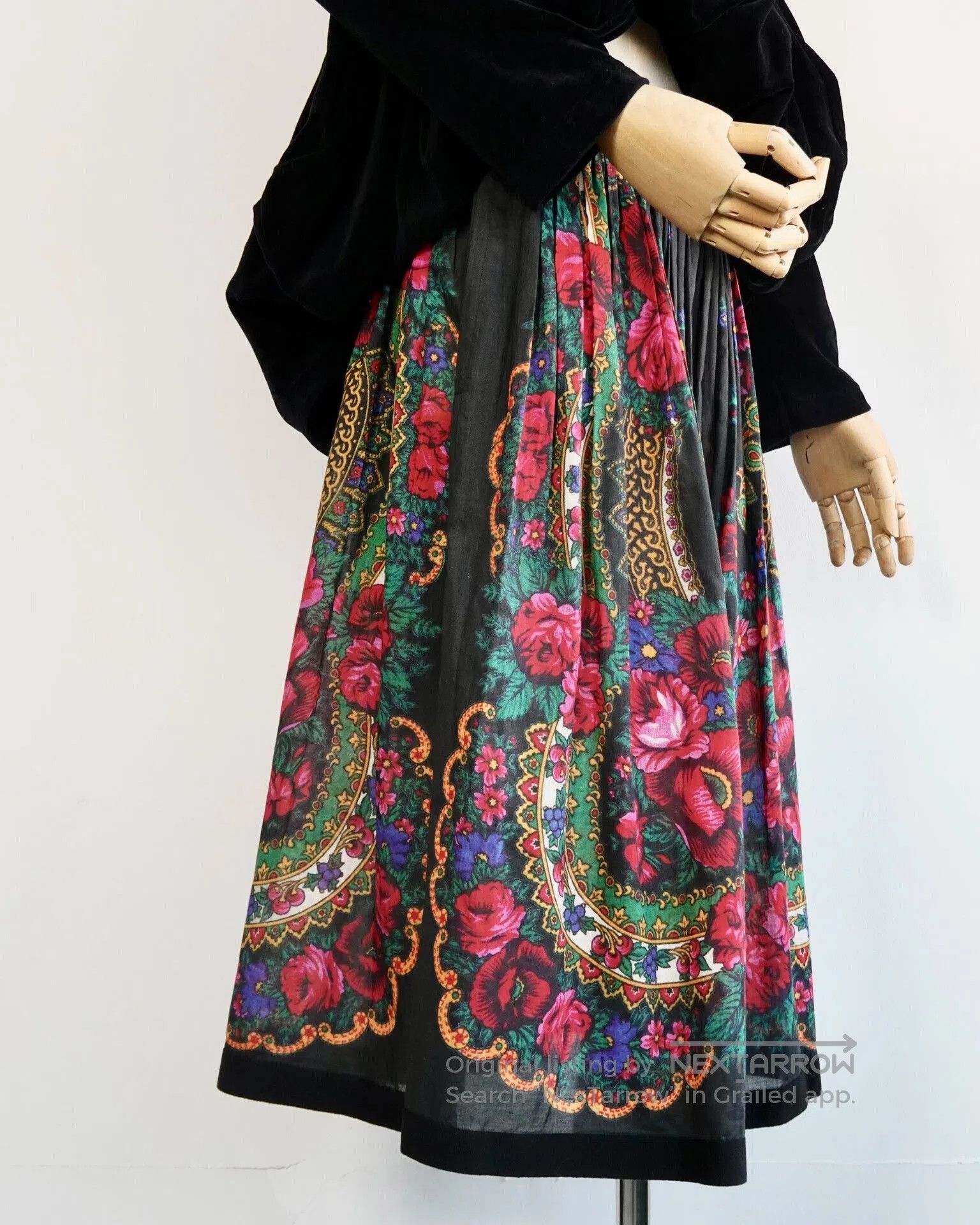 Floral Pleated Skirt by CDG.