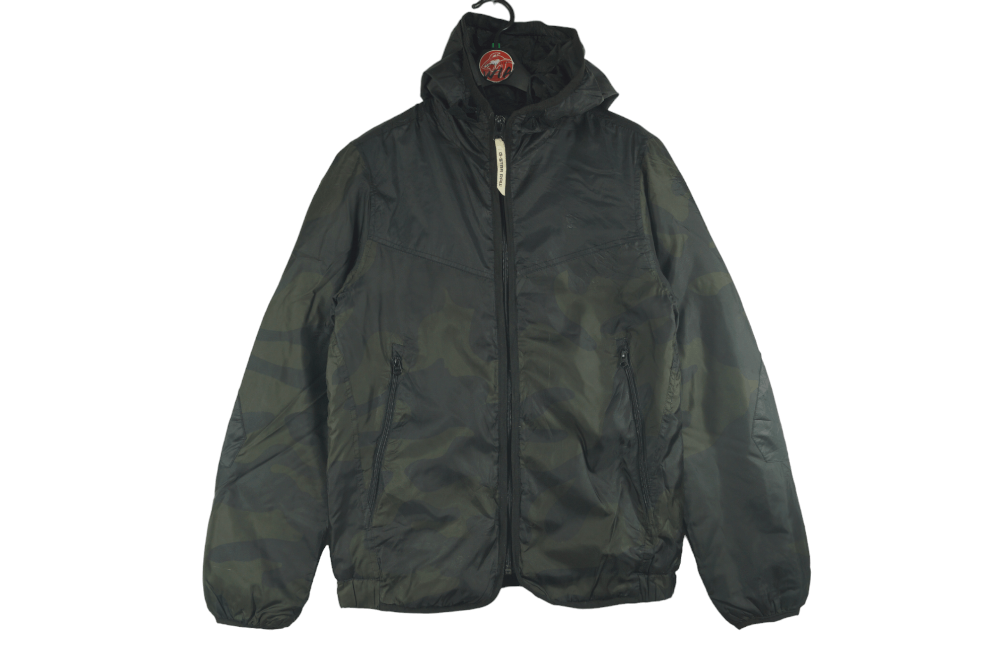G Star Raw Jacket Hoodie Zipper Dark Camo