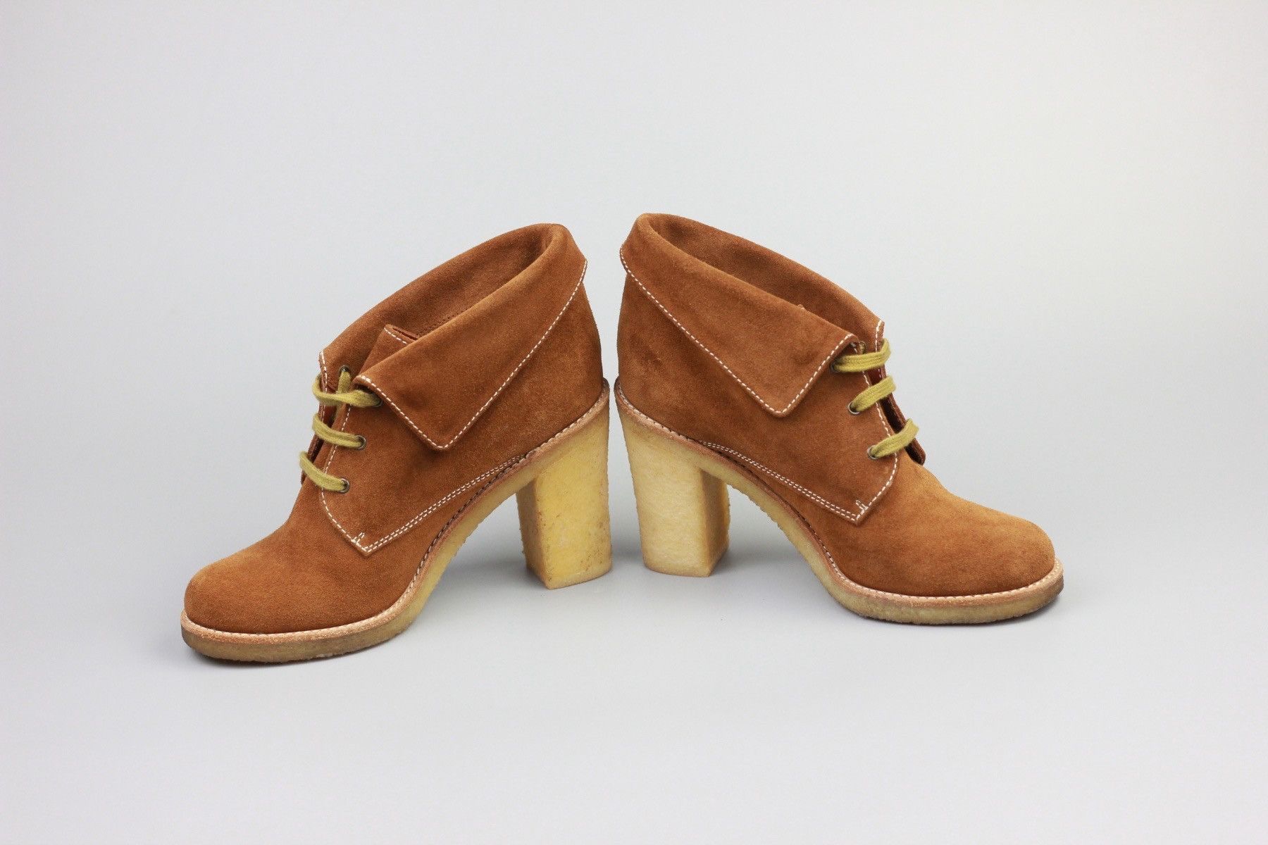Chloe × See by Chloe See By Chloe Brown Suede Heels Boots Size 37 Size US 7 / IT 37 - 5 Thumbnail