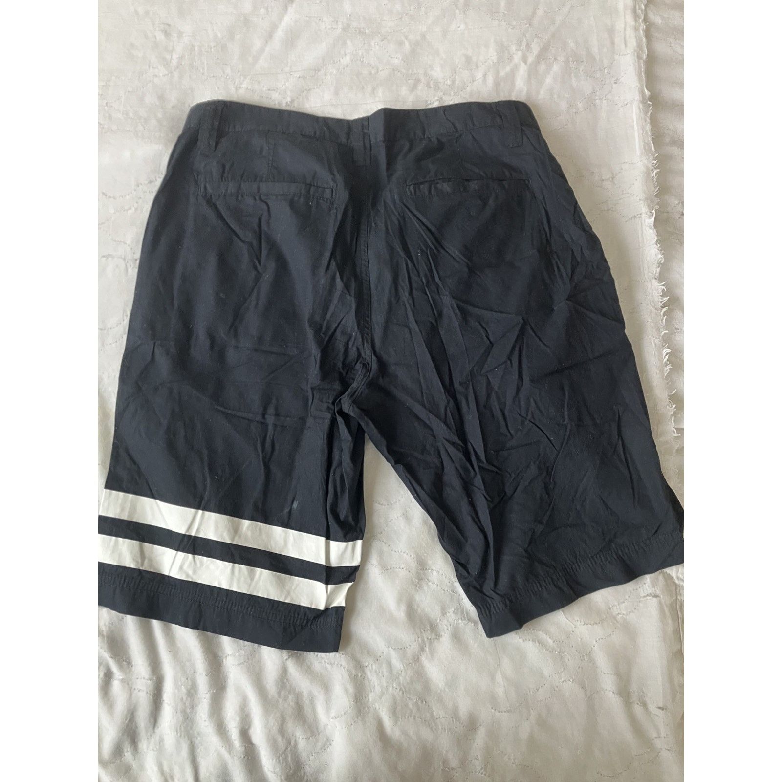 I.N.C I.N.C Concepts Cargo Short Men's Size 32 Black Stars Stripes Size US 32 / EU 48 - 3 Thumbnail
