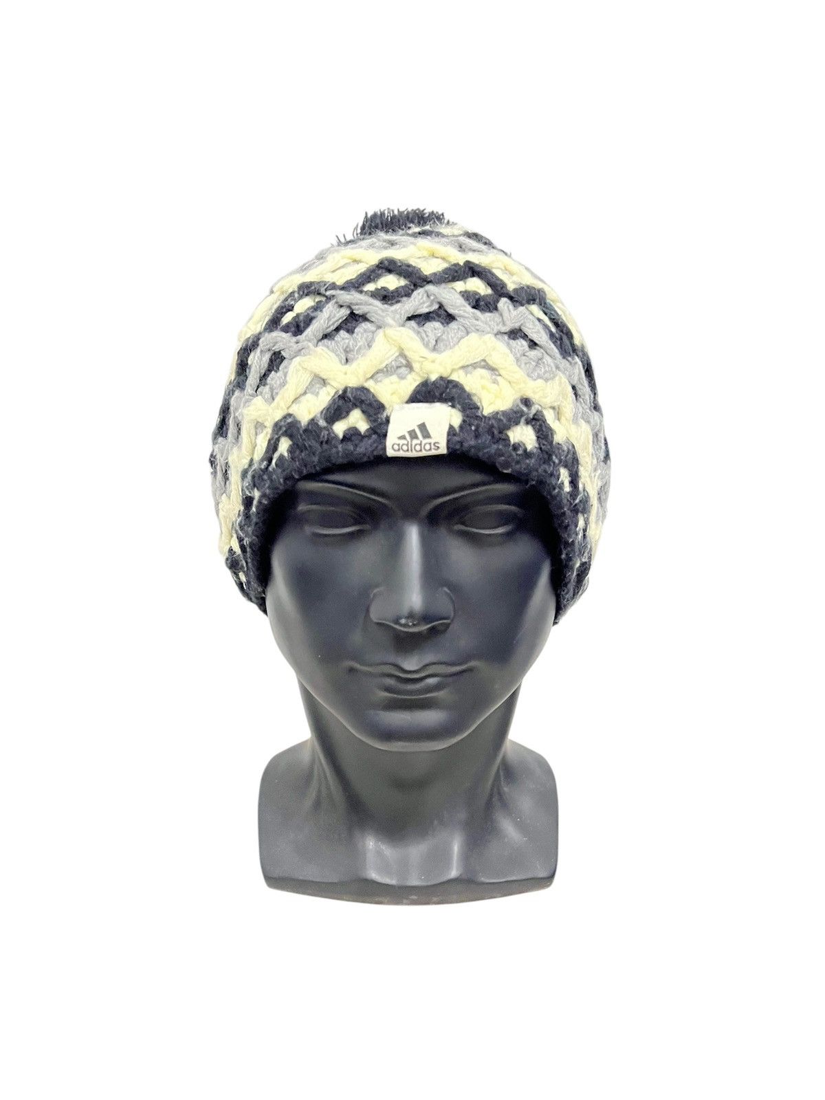 Adidas Vintage Adidas Knit Beanie Hat Size ONE SIZE - 1 Thumbnail