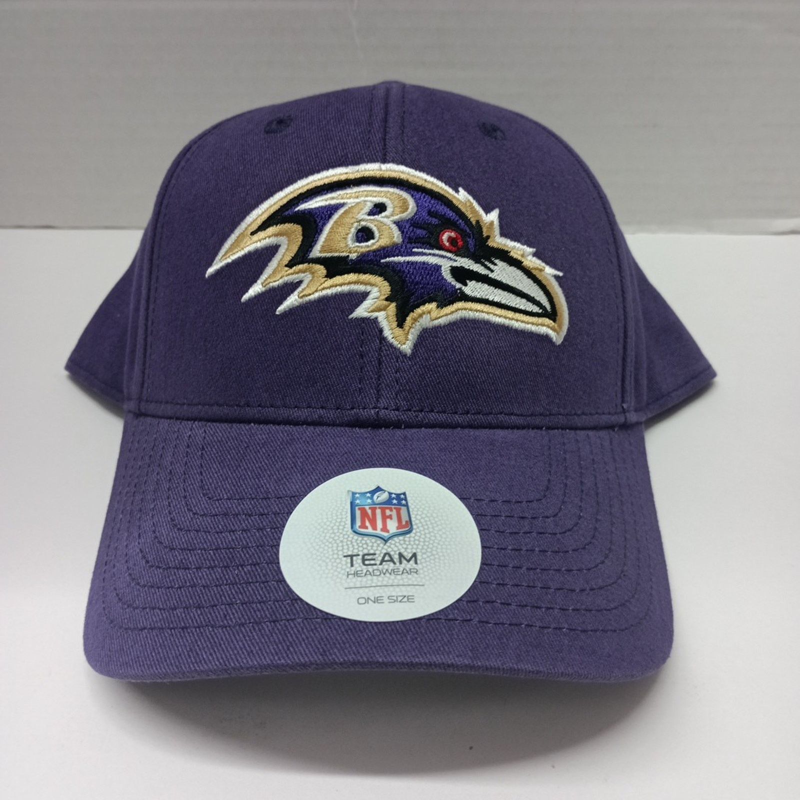 NFL Baltimore Ravens Adjustable Strap Hat Adult One Size Purple Size ONE SIZE - 1 Thumbnail