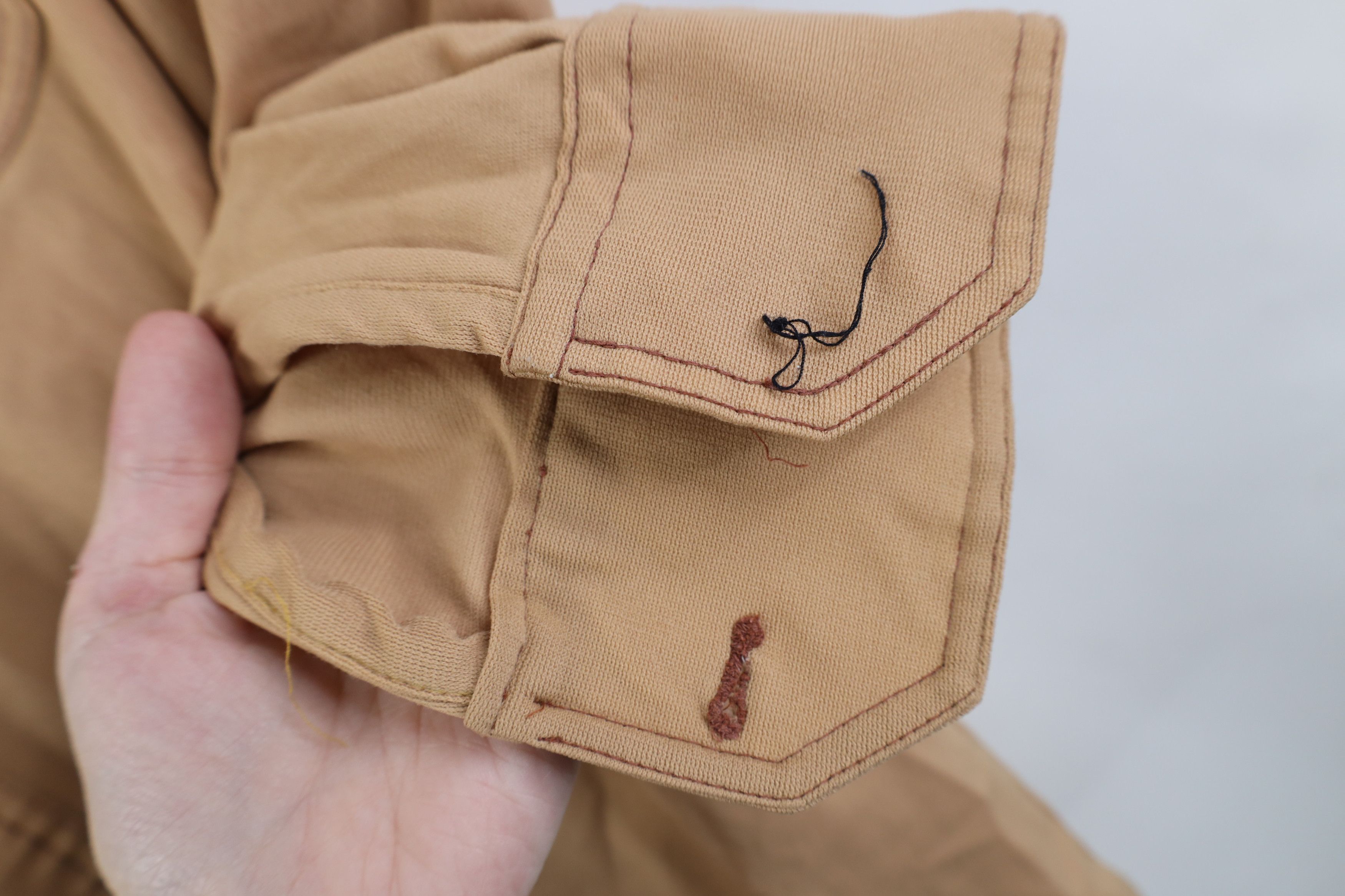 Vintage Vintage 60s 70s Streetwear Dagger Collar Knit Button Shirt Size US S / EU 44-46 / 1 - 8 Thumbnail