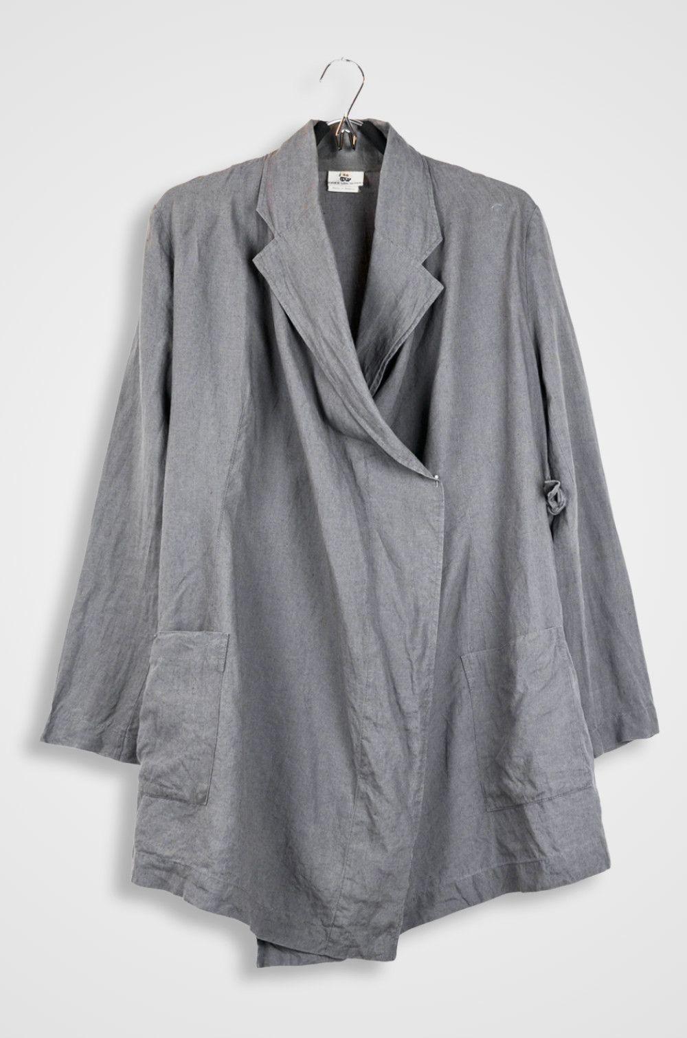 Dries Van Noten Dries Van Noten Long Linen Wrap Robe Blazer – Size 38 Size M / US 6-8 / IT 42-44 - 1 Thumbnail