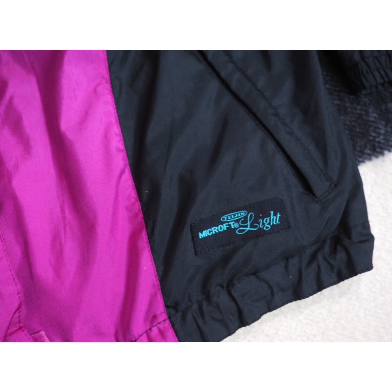 Rusty VTG Rusty Surfboards Surf Jacket Nylon Windbreaker L Multi-Color 1980s 90s Logo Black Purple Windbreaker Jacket Mens L Size US L / EU 52-54 / 3 - 3 Thumbnail