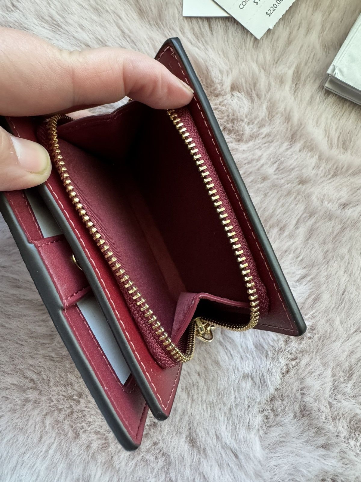 Coach Coach snap wallet with cherry print Size ONE SIZE - 9 Thumbnail
