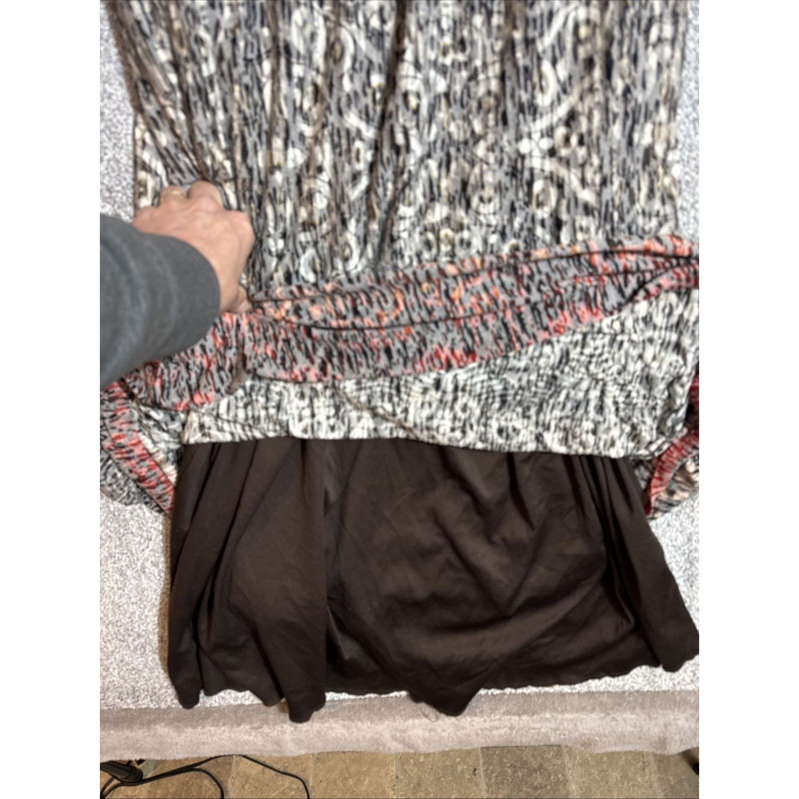 Other Beaded Halter Maxi Dress M Boho Tribal Festival Ethereal Size M / US 6-8 / IT 42-44 - 7 Thumbnail