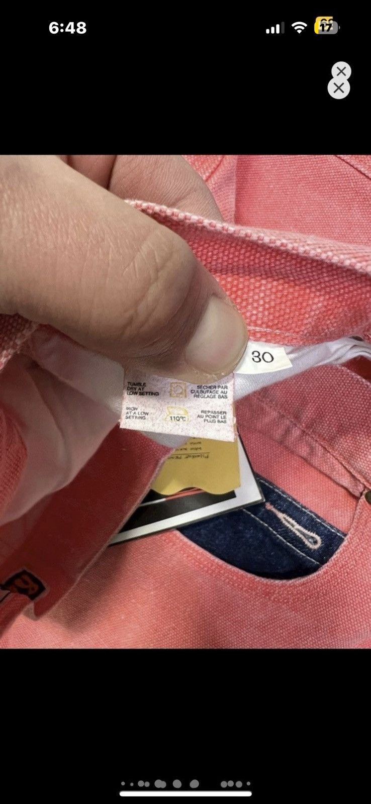 ***FINAL DROP***RARE BNWT 1991 RED ERASER PIGMENT DENIM 30
