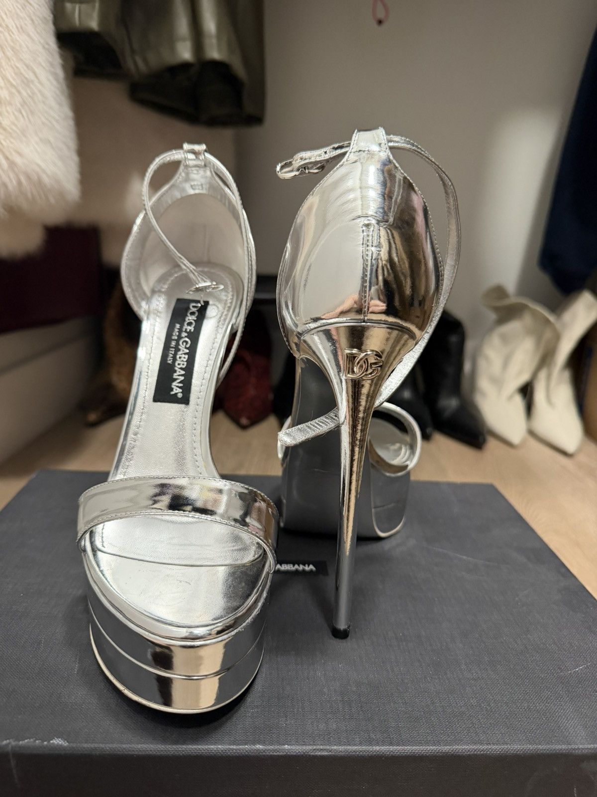 Dolce & Gabbana Dolce & Gabbana Platform Sandals Size US 9.5 / IT 39.5 - 3 Thumbnail