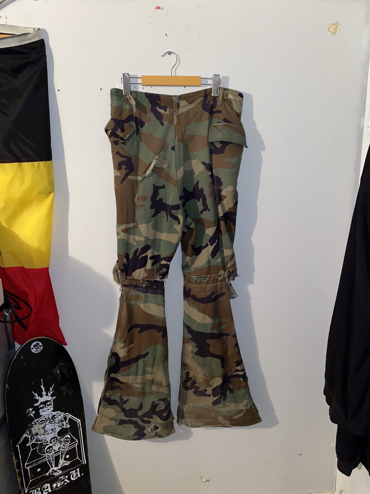 Handmade 1/1 reworked vintage military flares Size US 30 / EU 46 - 3 Thumbnail